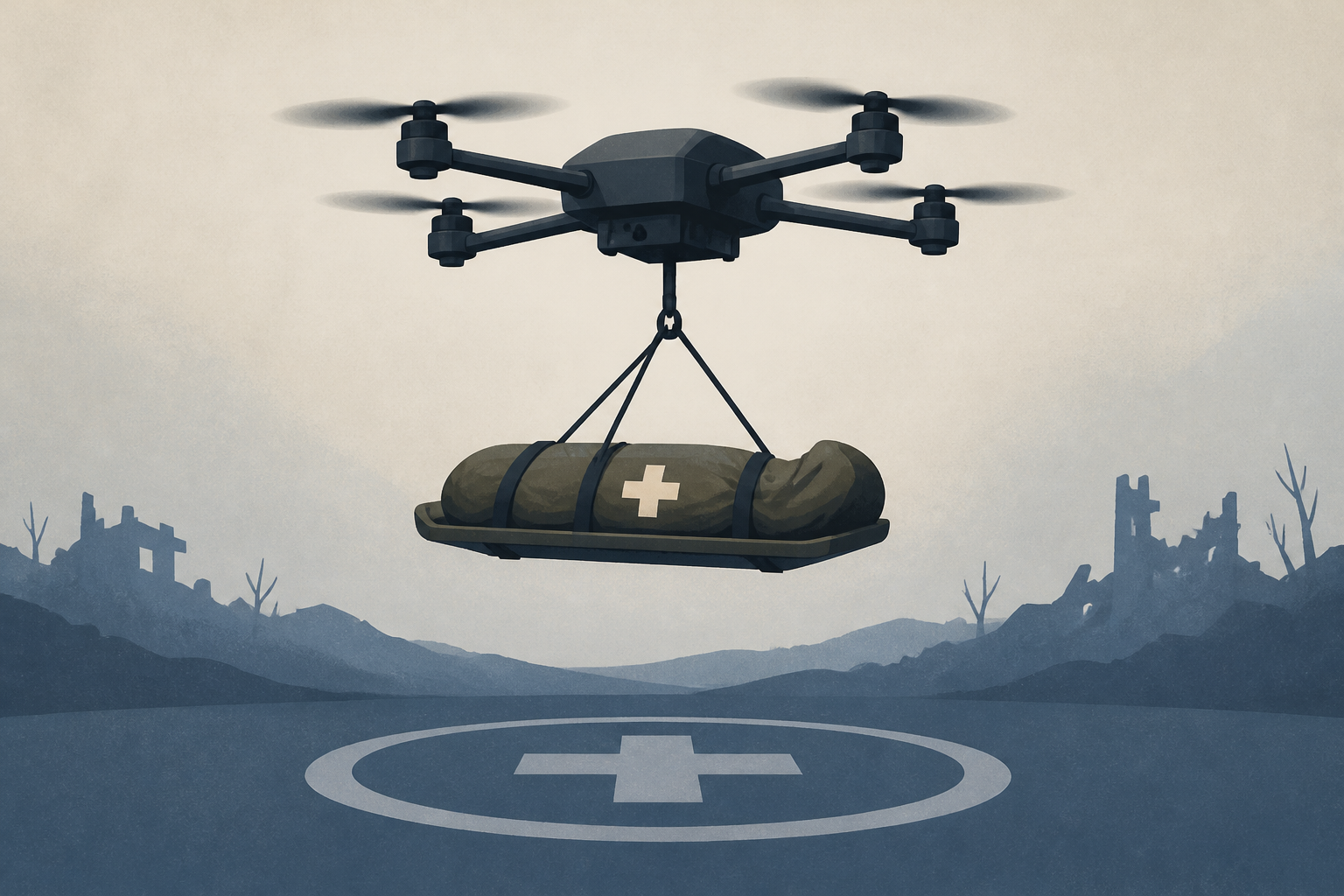 Ukraine deploys drone to airlift wounded soldier in 'world-first' operation