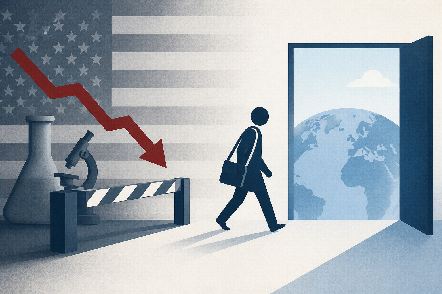 Scientists leave U.S. amid Trump research funding cuts and brain drain