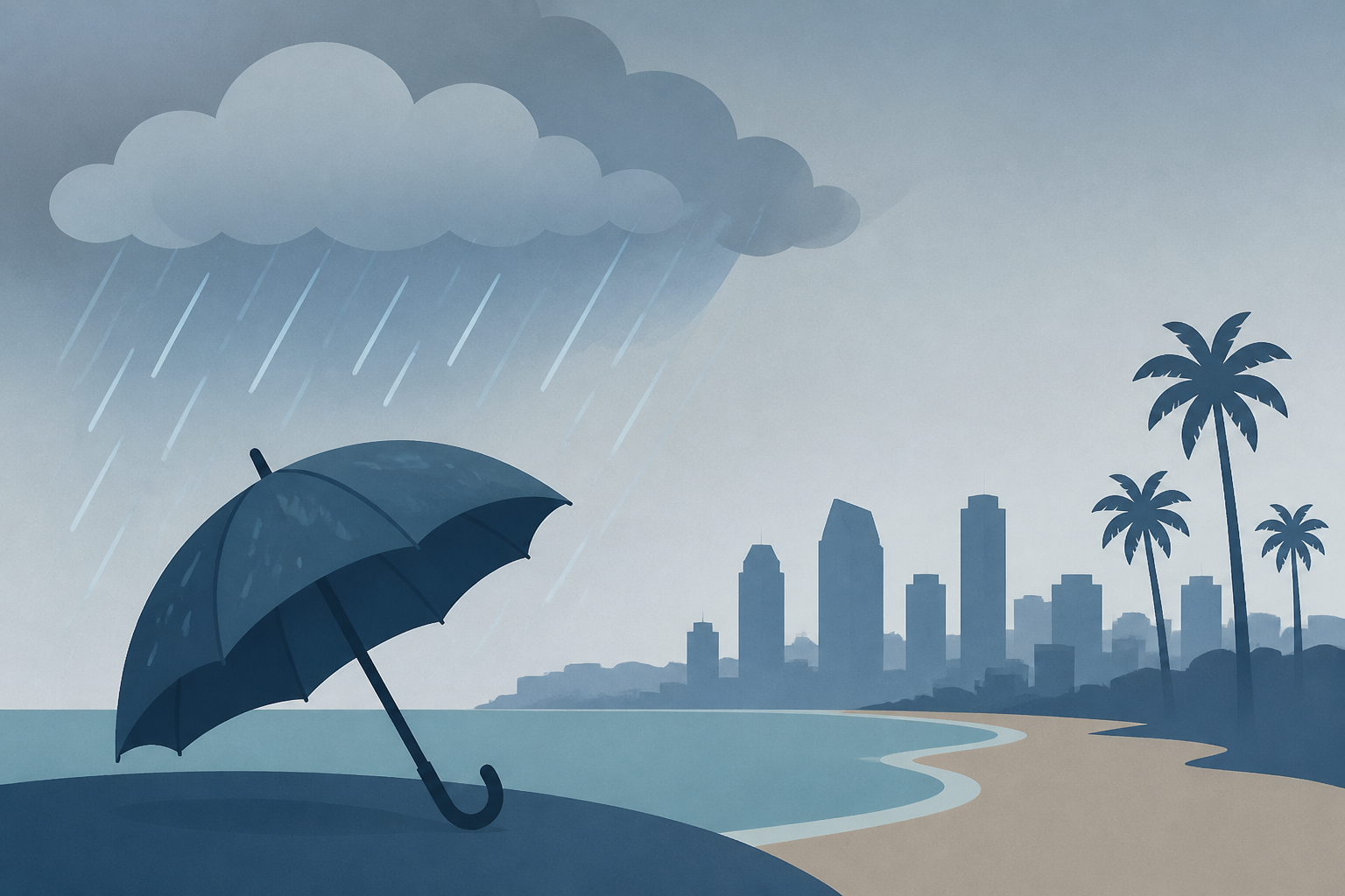 Cool weather and rain on tap for San Diego County this week