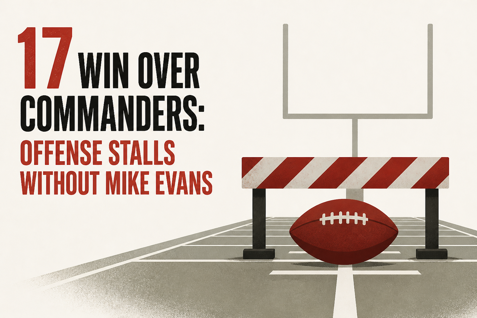 17 Win Over Commanders: Offense Stalls without Mike Evans