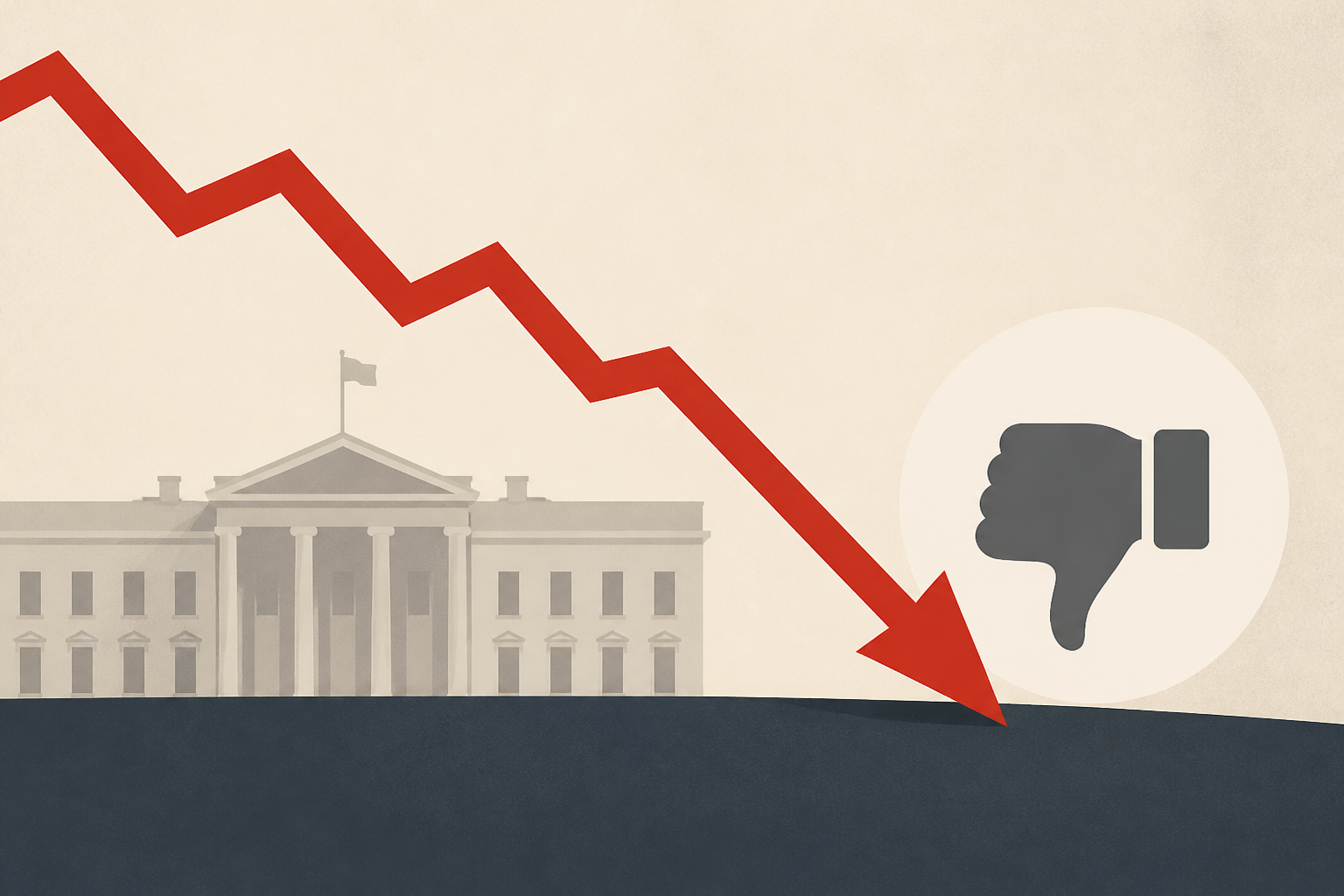 Tamara Keith and Carrie Dann on Trump's approval rating hitting a record low