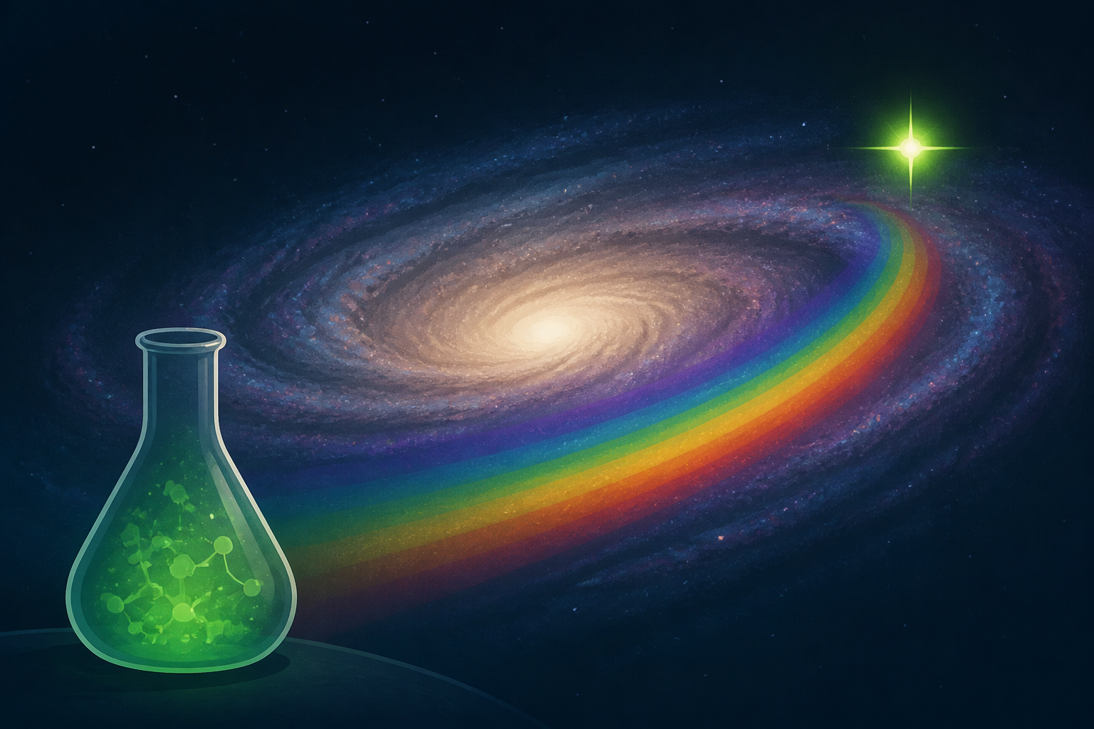 First Green Star Adds to Milky Way's Rainbow
