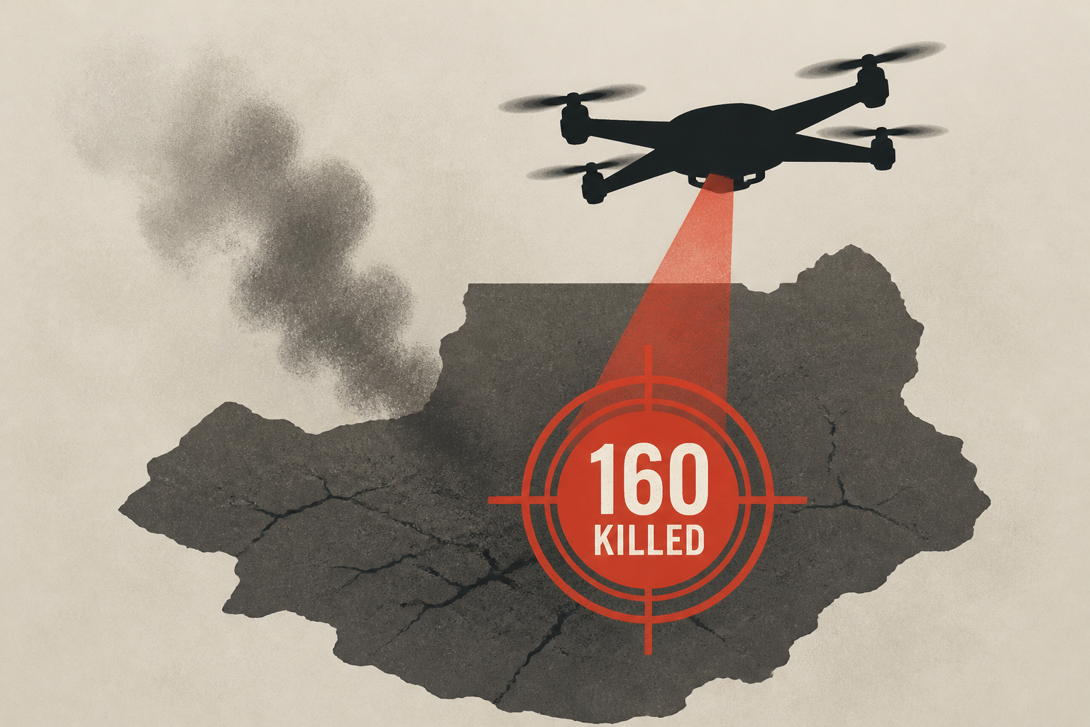 160 people reported killed in escalating drone attacks across Sudan