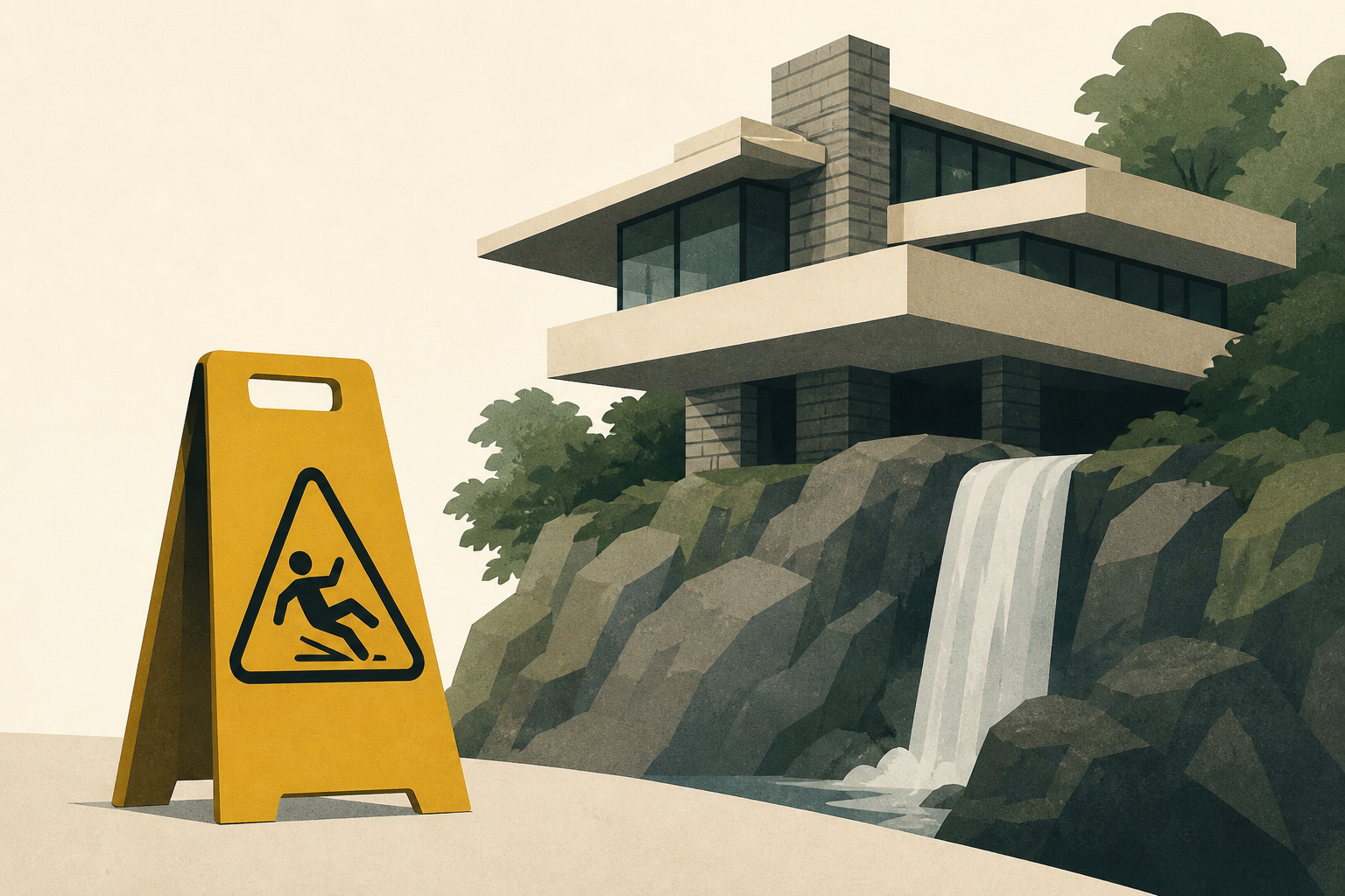 College president killed in freak accident while touring famous architect’s home