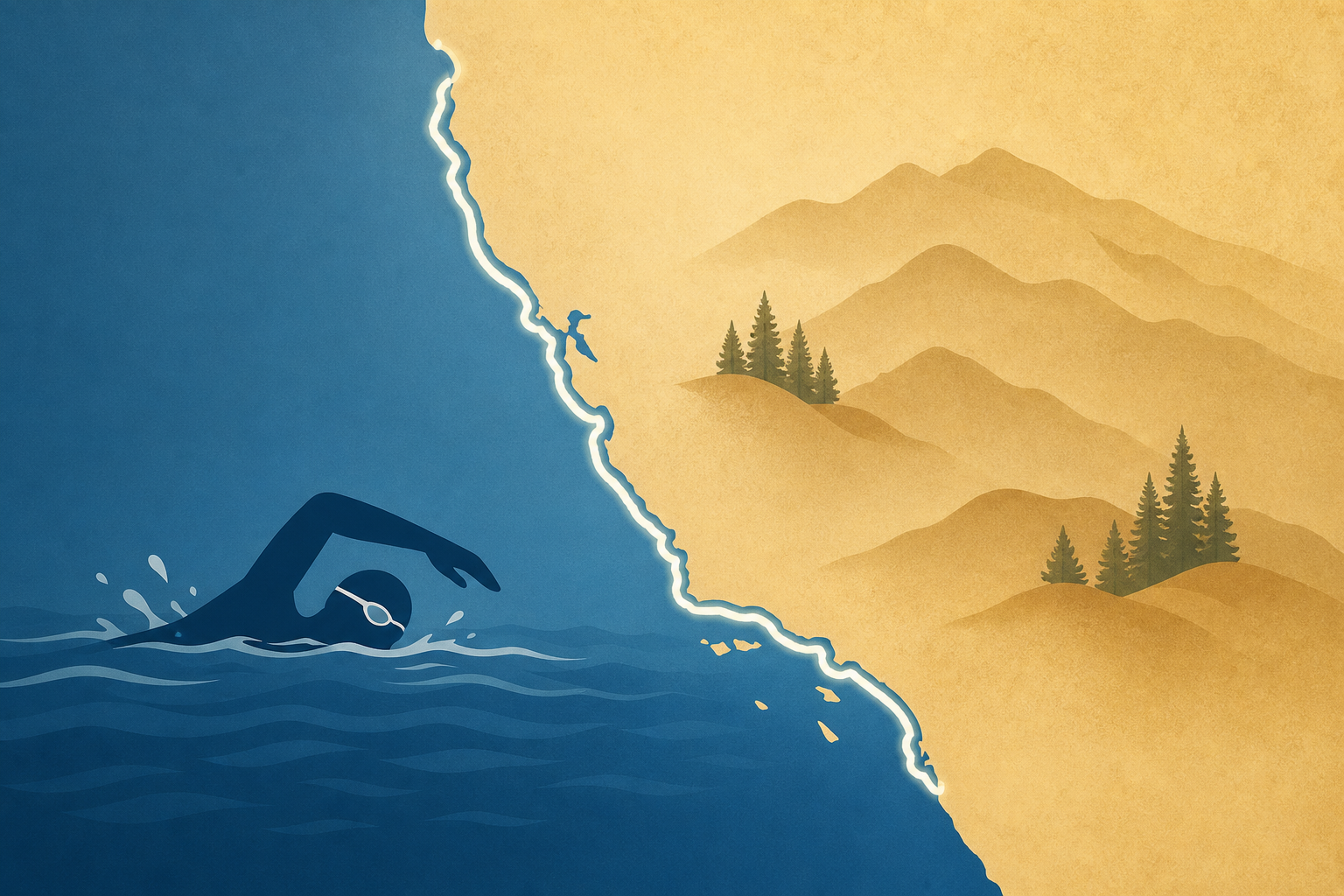 Ultra-endurance athlete completes 900-mile swim along entire California coast