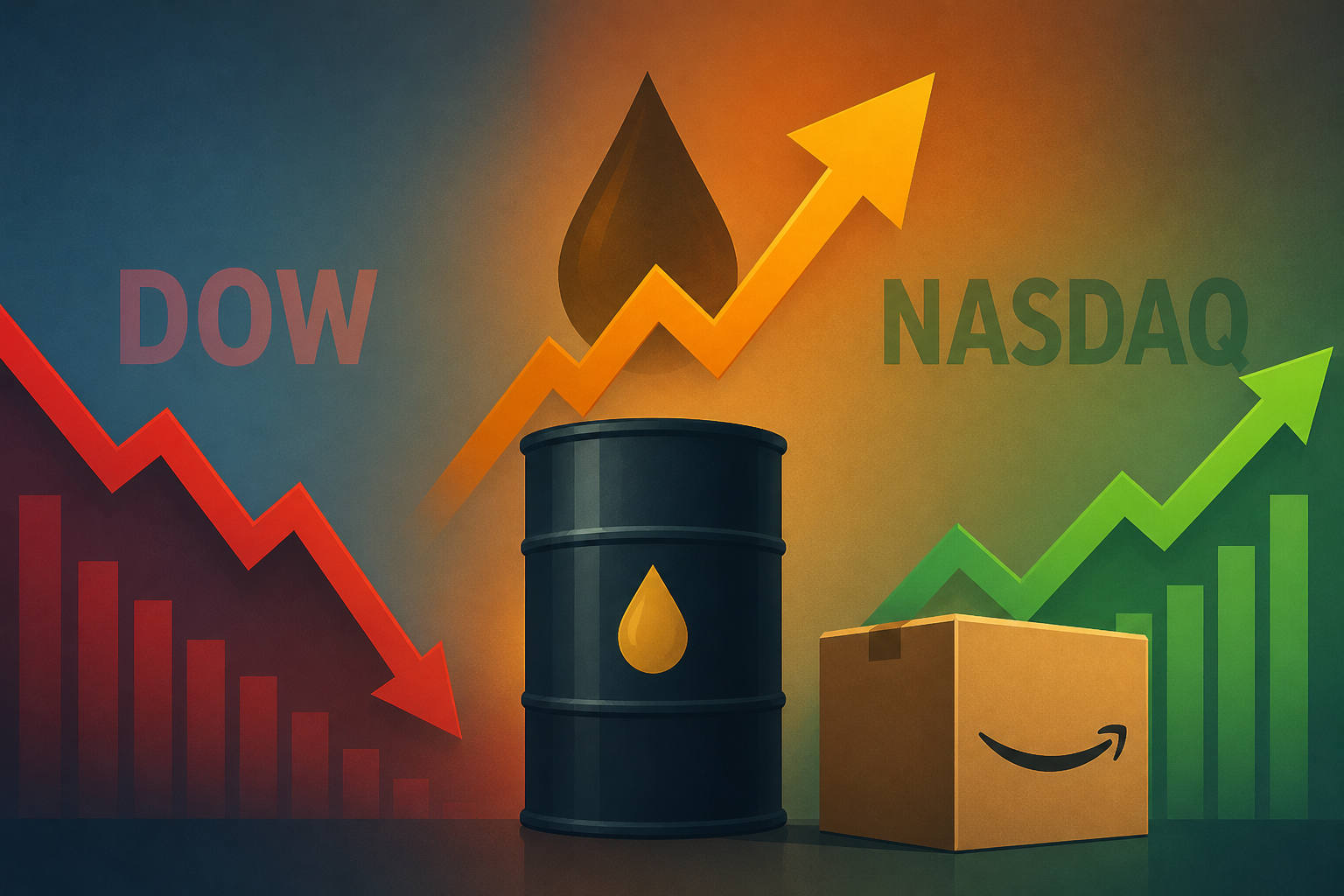 Stock Market Today: Dow Dips As Oil Jumps, Nasdaq Pops; Amazon Stock Rallies On This
