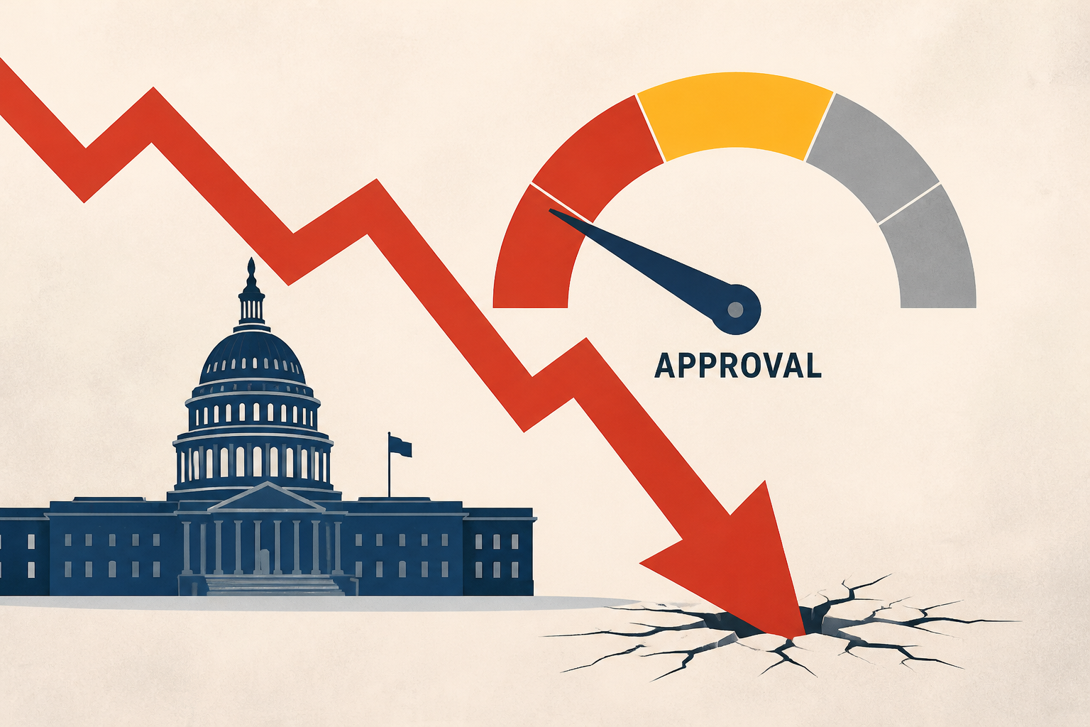 Trump’s approval ratings plummet: what that means for the US midterms
