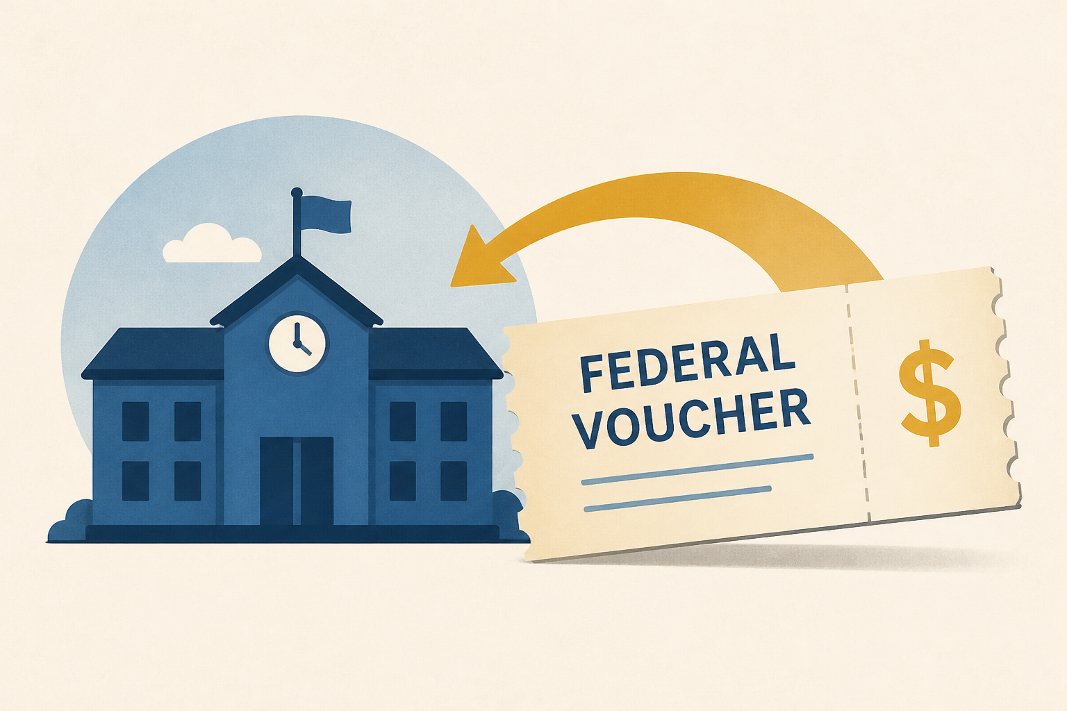 A new federal voucher could help public schools