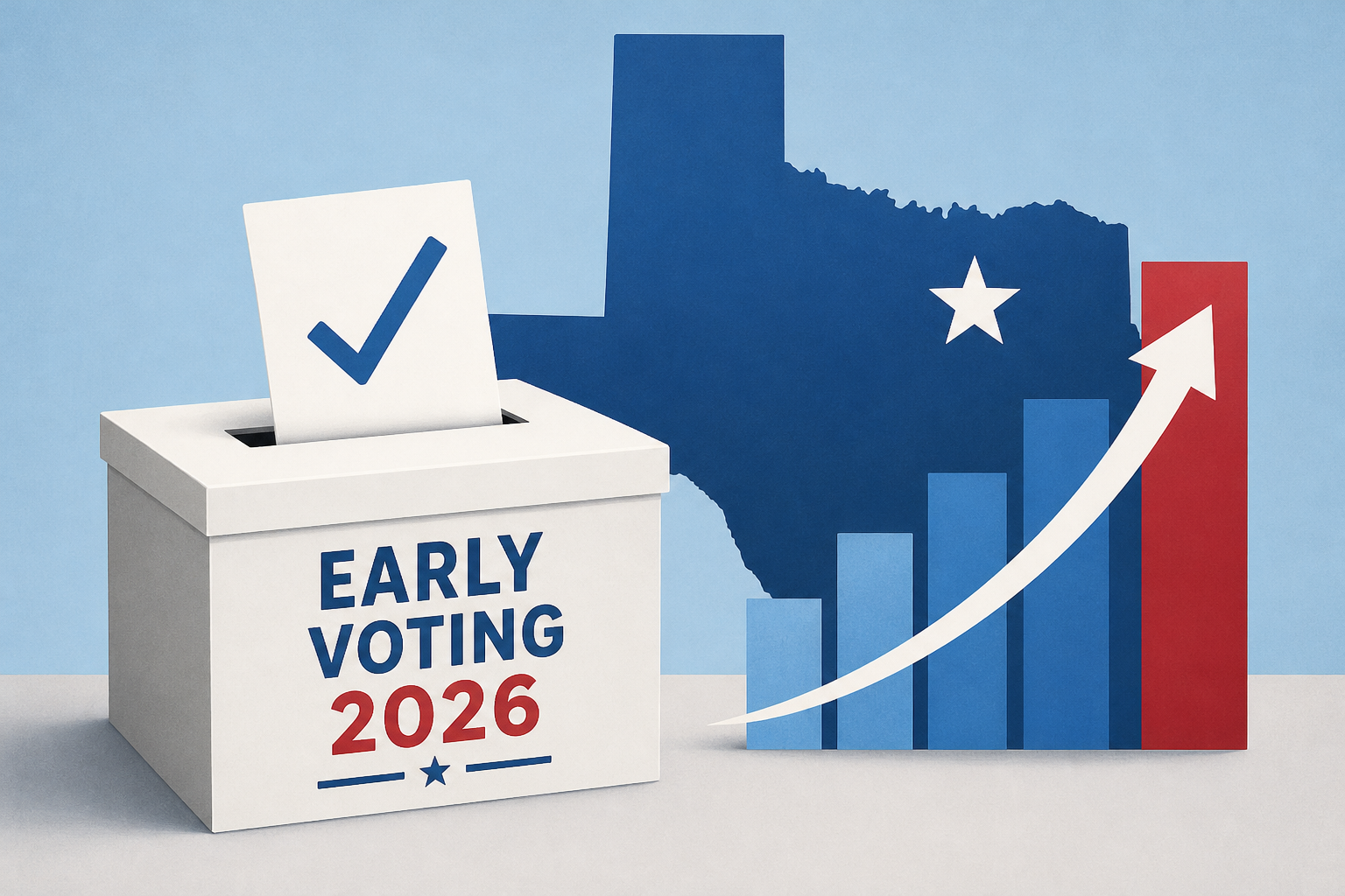 Dallas County sees record turnout for first day of 2026 early voting