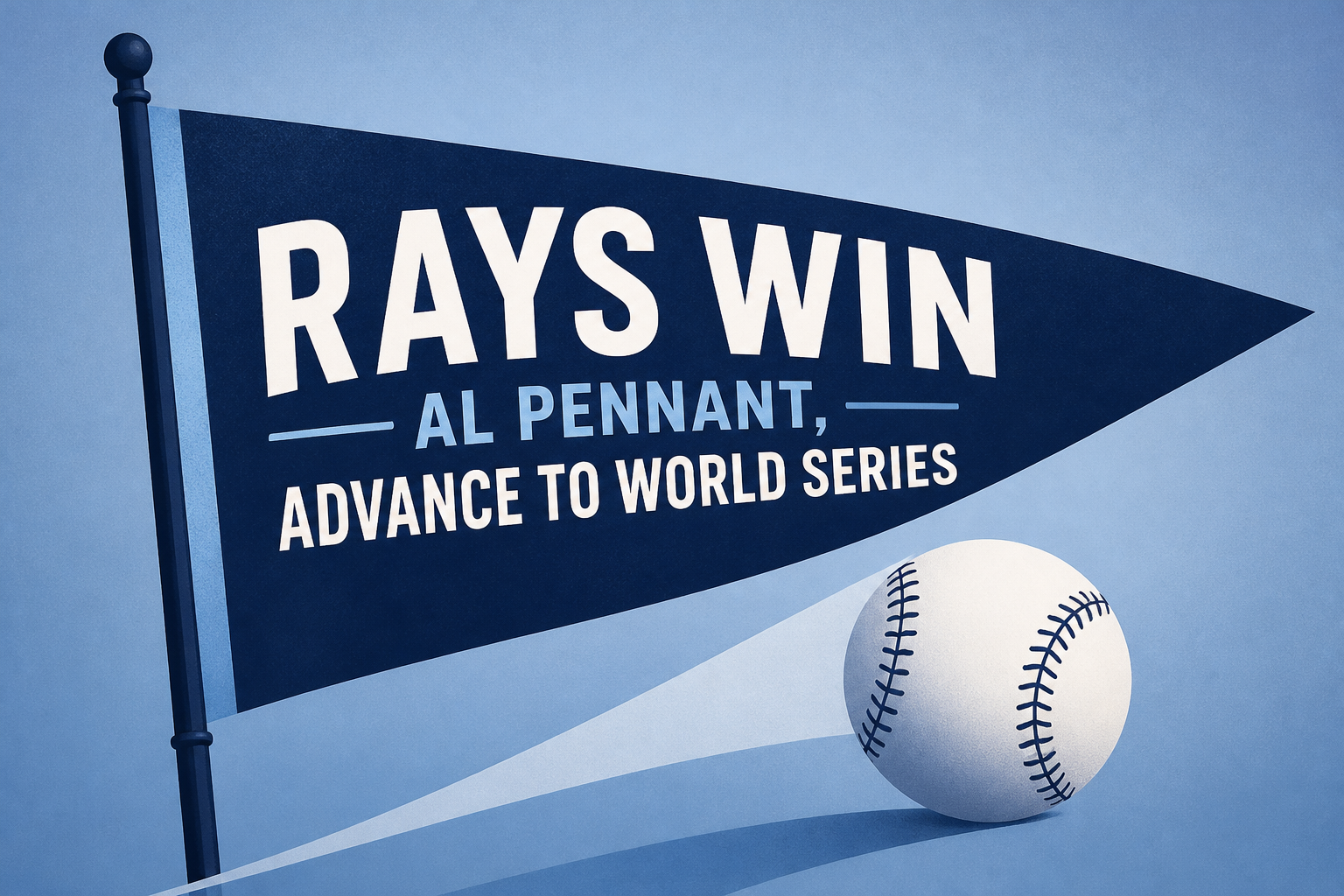 Rays win AL pennant, advance to World Series
