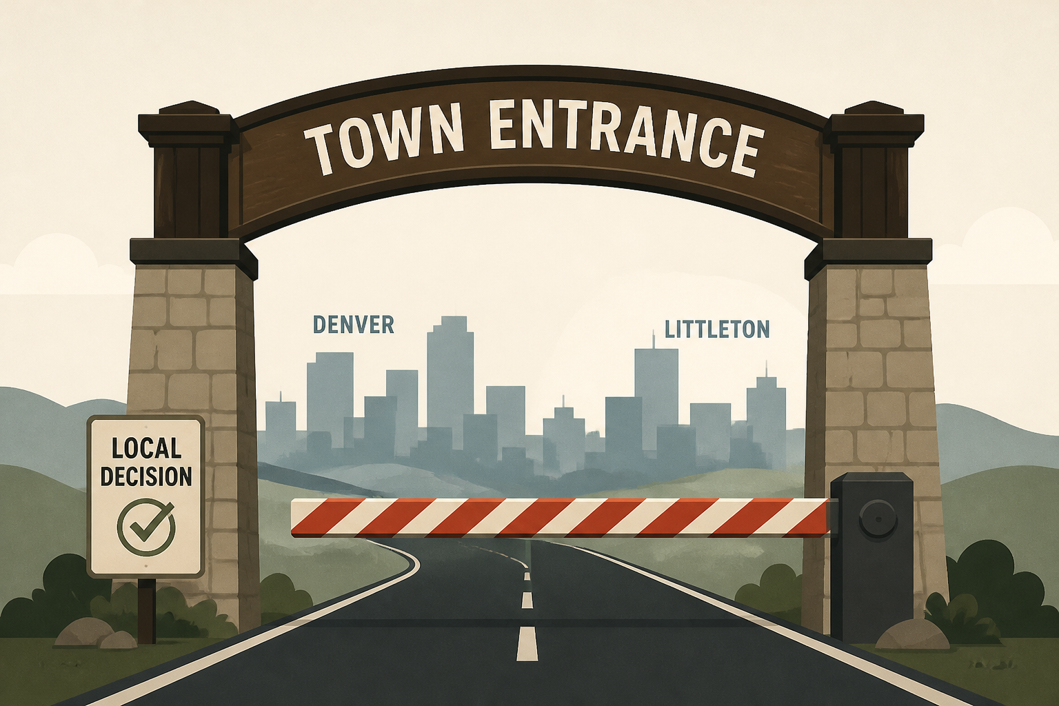 Colorado town votes to construct entrance gate amid traffic dispute with Denver, Littleton