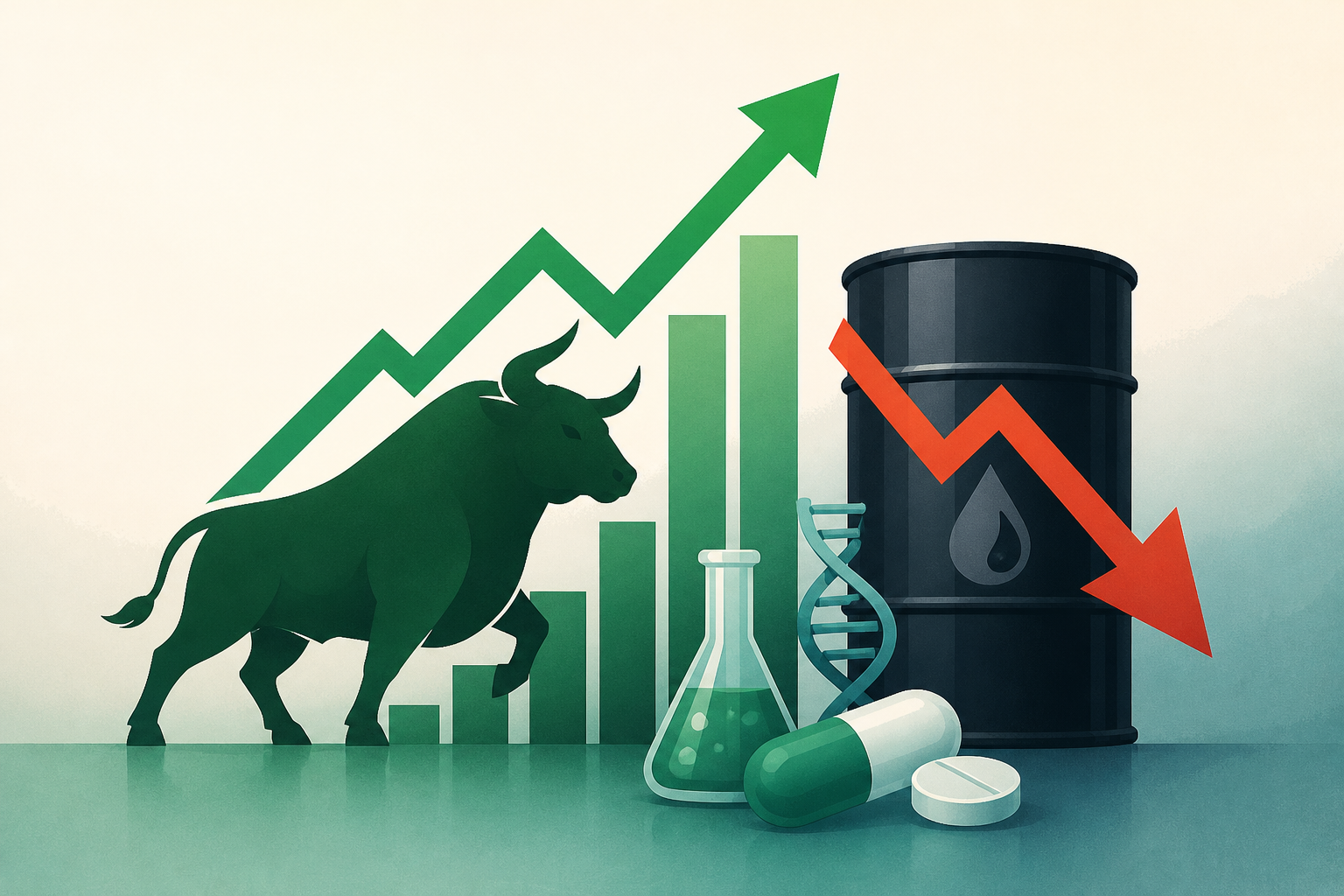 Stock Market Today: Dow Rises As Oil Prices Back Off; Biotech, Pharma Stocks Shine