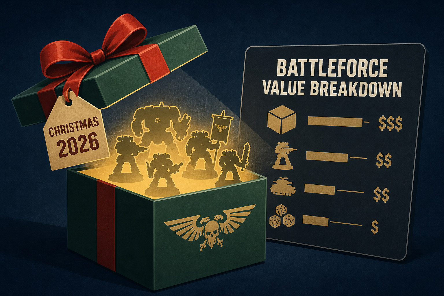 Warhammer 40k Christmas 2026 Battleforce value breakdown