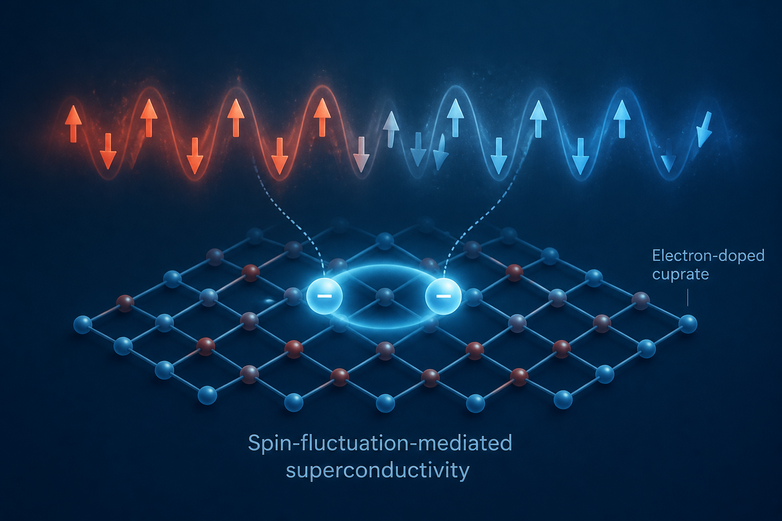 Evidence for spin-fluctuation-mediated superconductivity in electron-doped cuprates