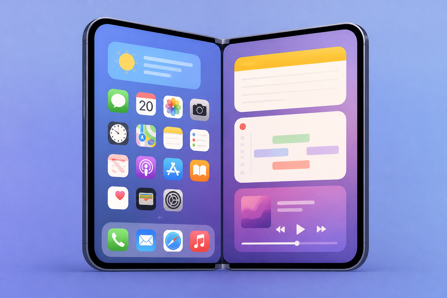 Here's What Apple's Apps Look Like on the iPhone Duo