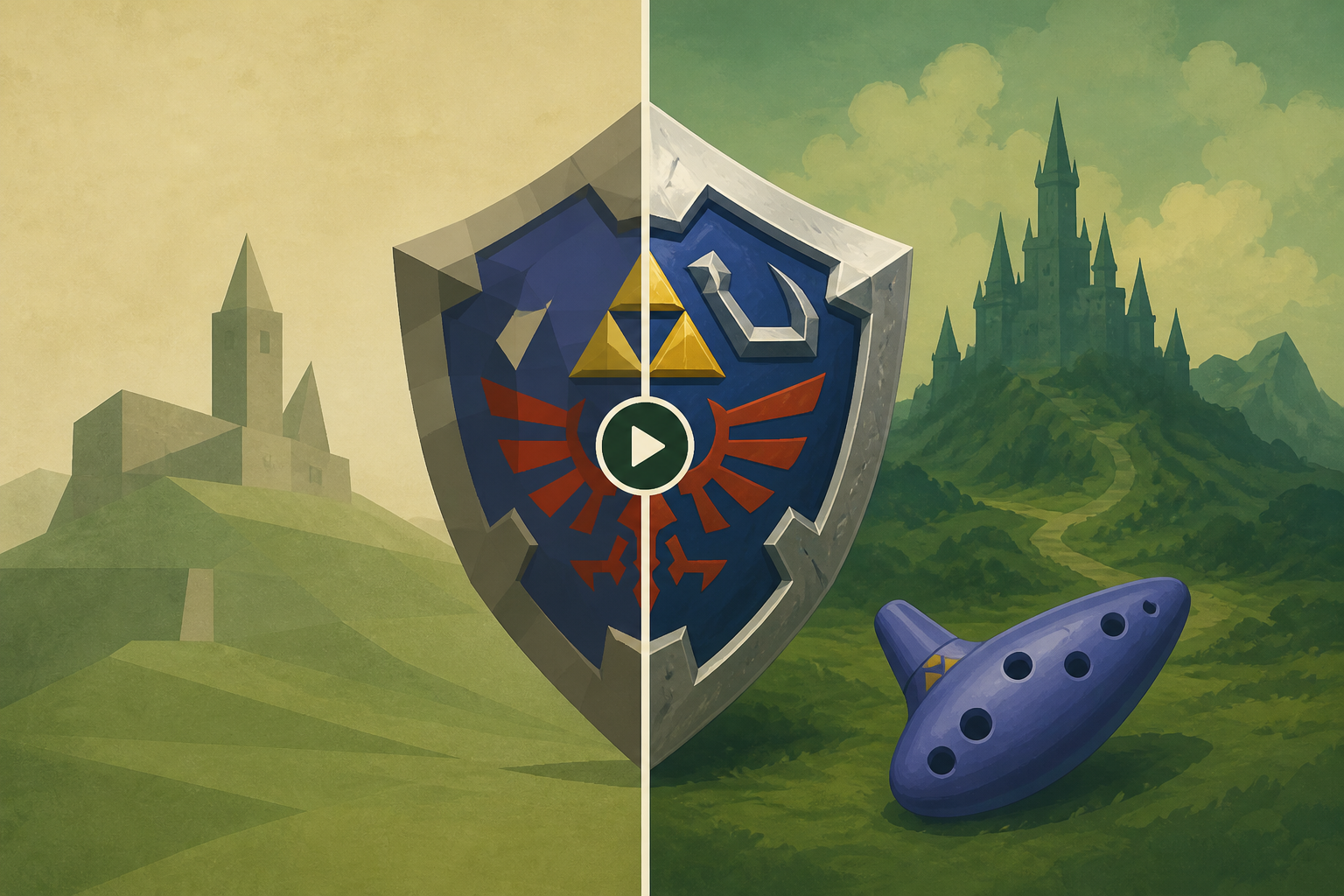 Zelda: Ocarina of Time Trailer Remake Comparison