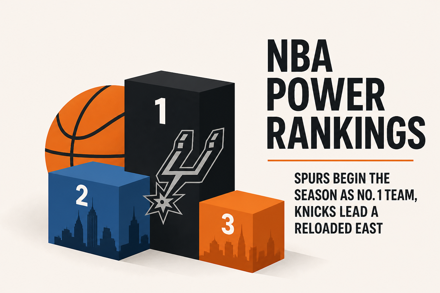 NBA Power Rankings: Spurs begin the season as No. 1 team, Knicks lead a reloaded East