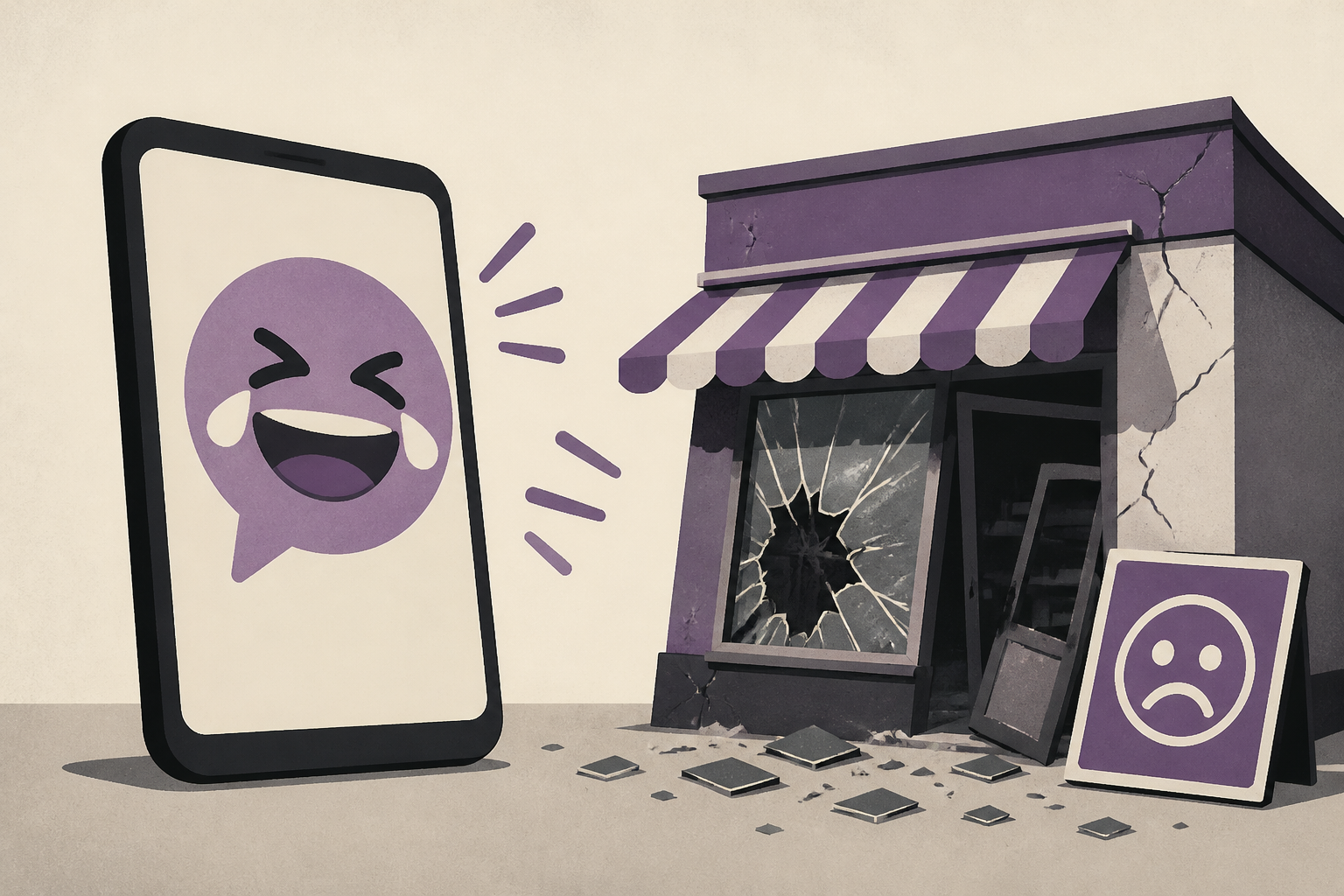 French student Lola-Fleur Whittaker mocks owners who lost stores in riots