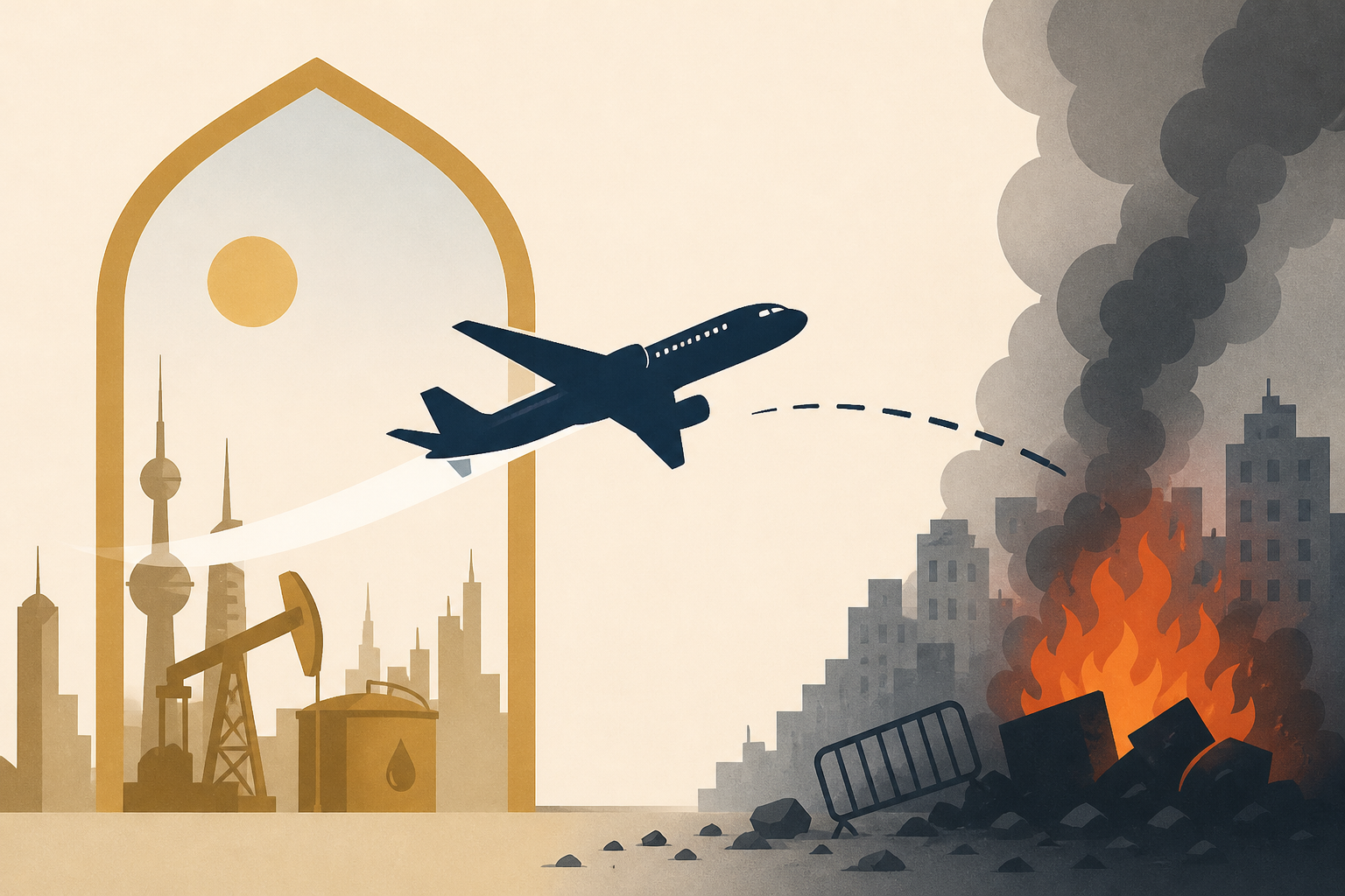 Macron heads to Kuwait for energy talks while France riots rage on