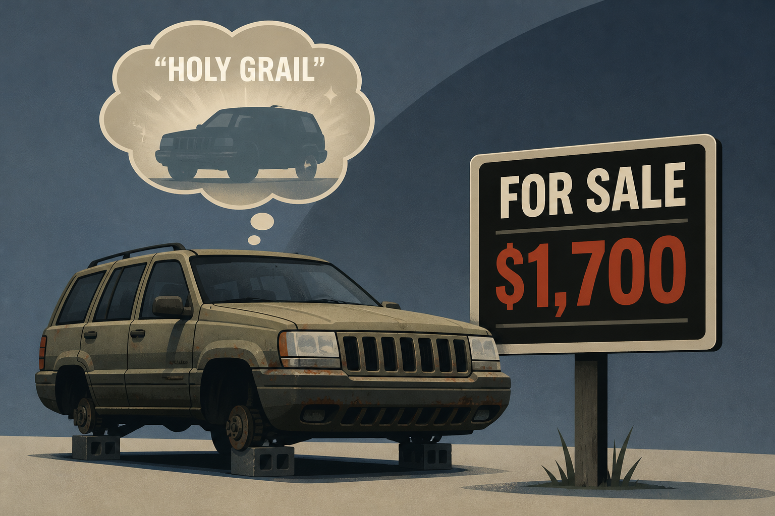 Mileage Jeep Grand Cherokee For Only $1,700 After Realizing My 'Holy Grail' Project Is Doomed
