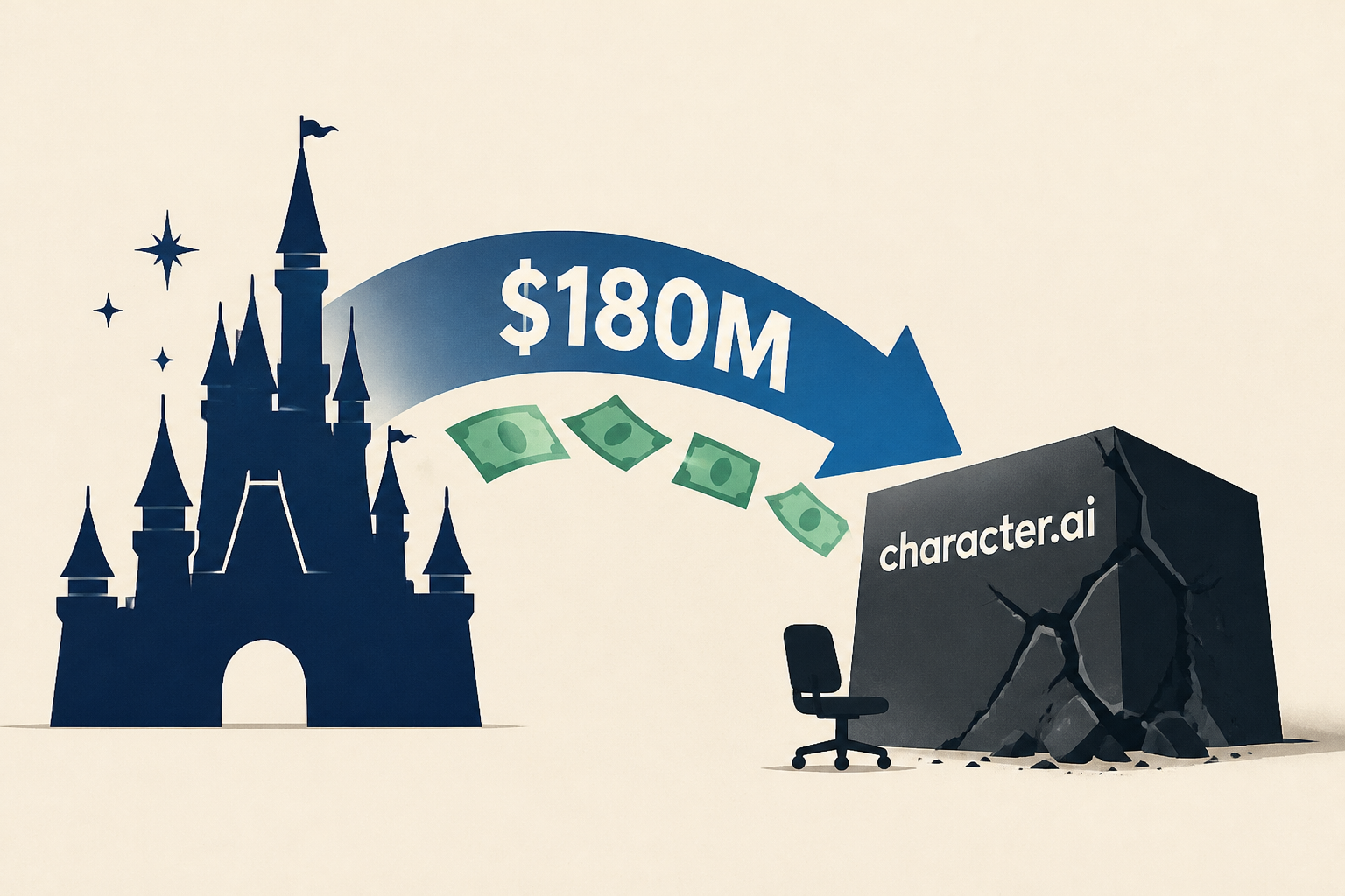 Disney Budgets $180M For Staff From Bankrupt Character.AI