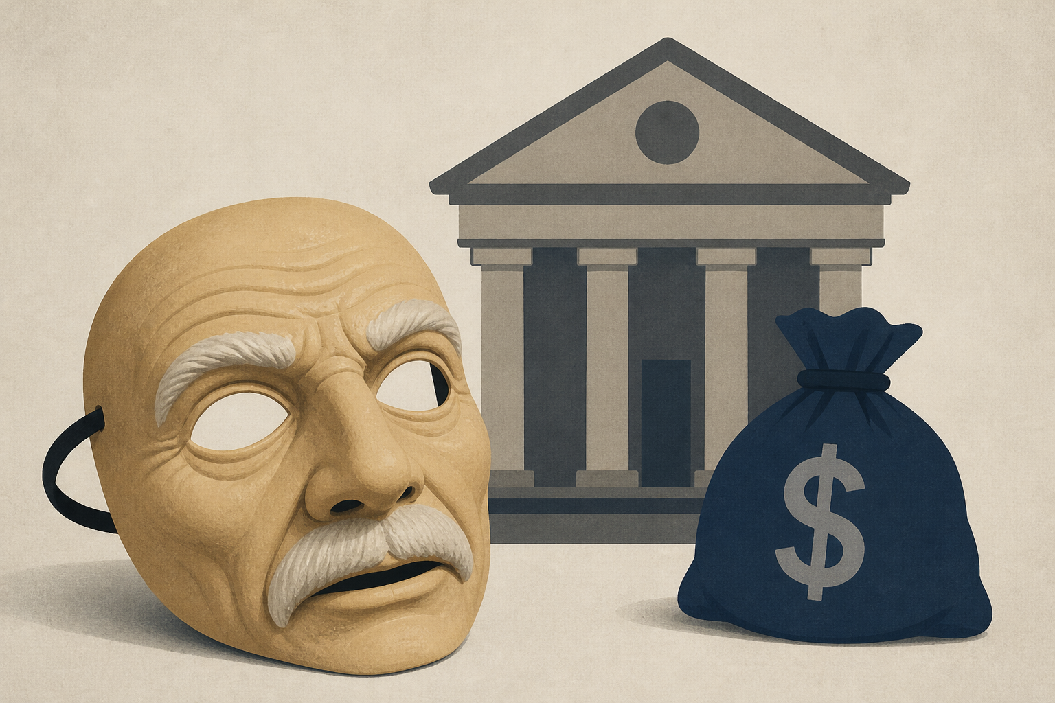 Man allegedly wearing 'old man' mask charged following bank robberies: Officials
