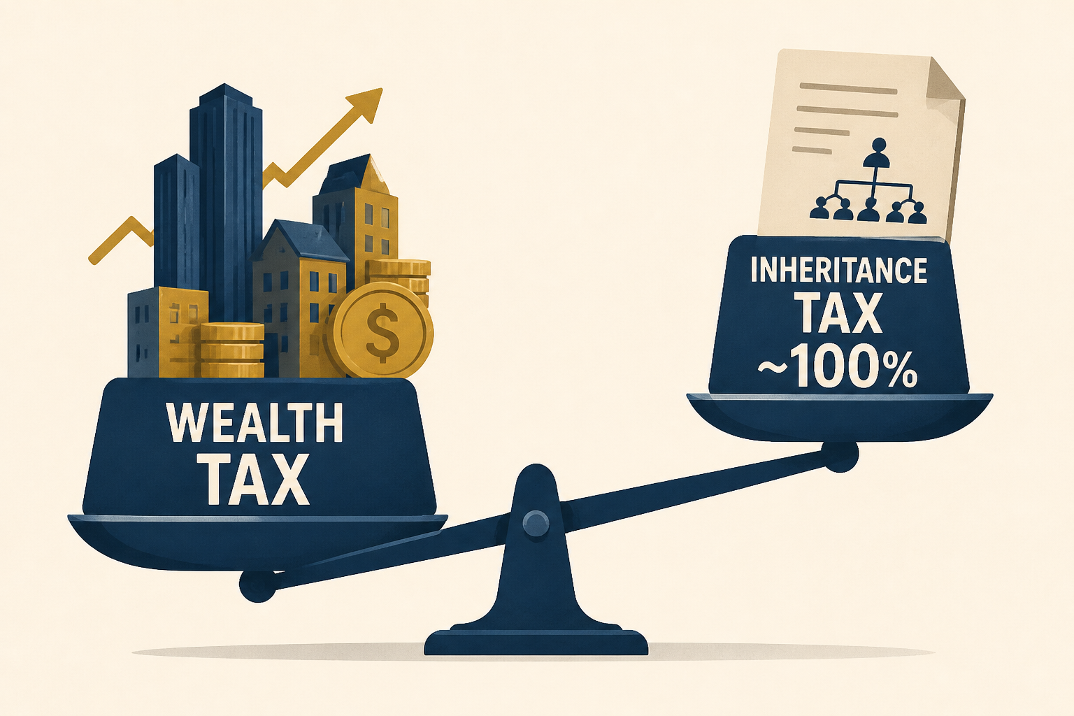 United Airlines CEO calls for a national wealth tax and a near-100% inheritance tax