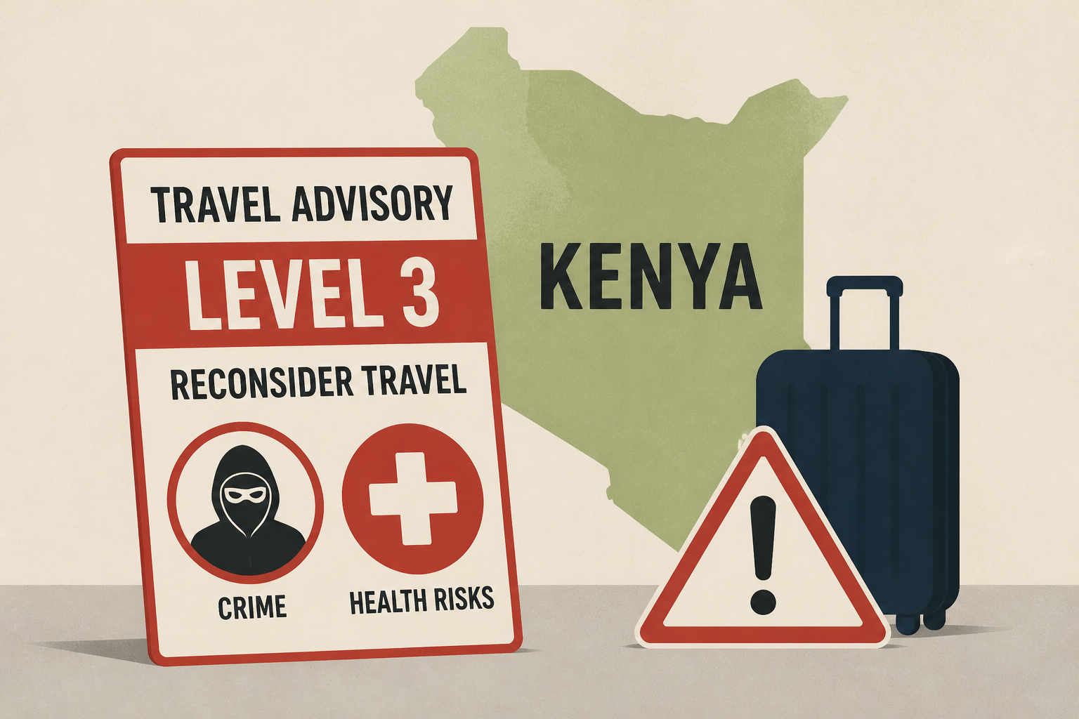 Kenya travel advisory raised to Level 3 due to crime and health risks