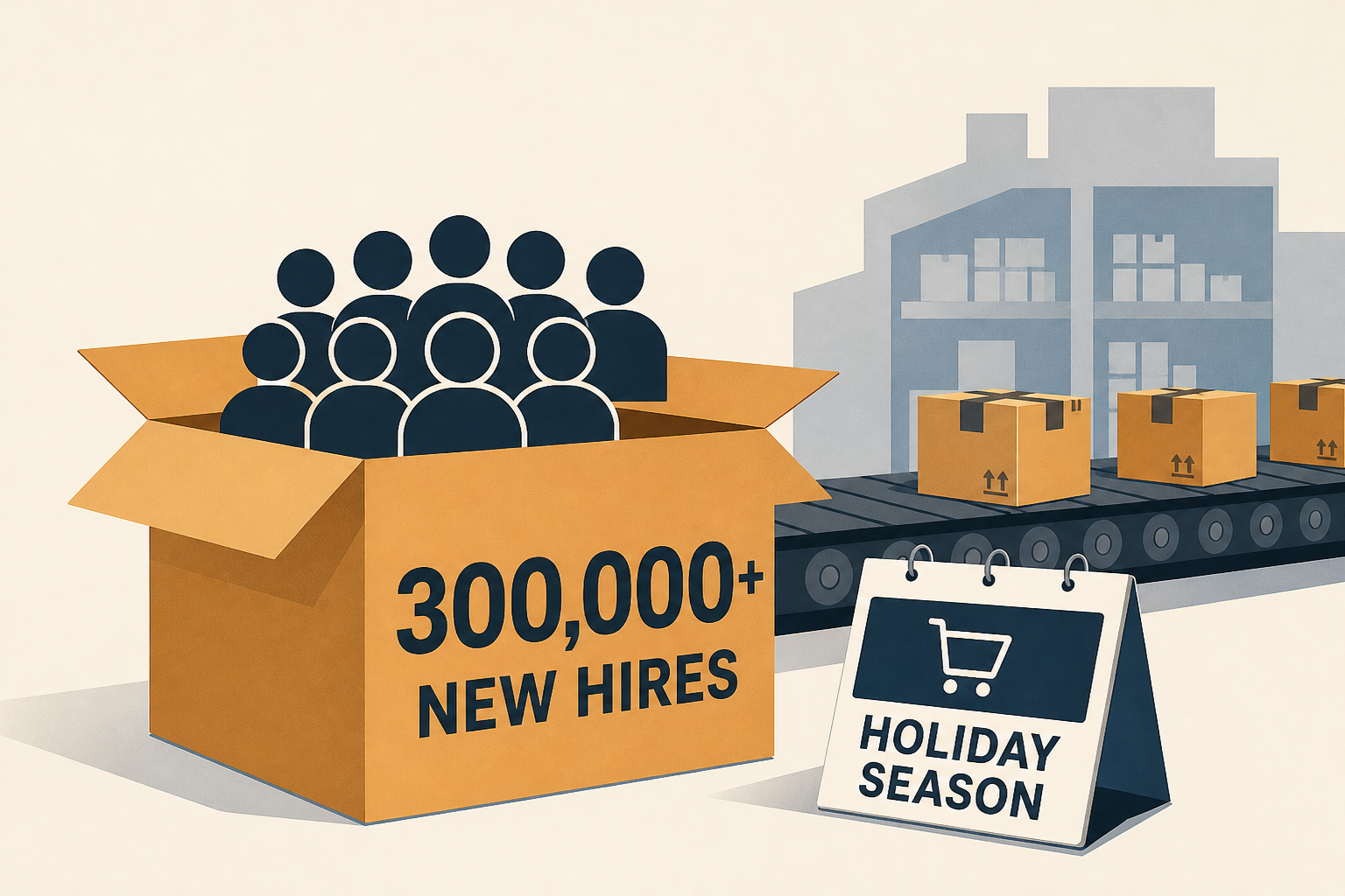 Amazon to hire more than 300,000 workers for holiday season