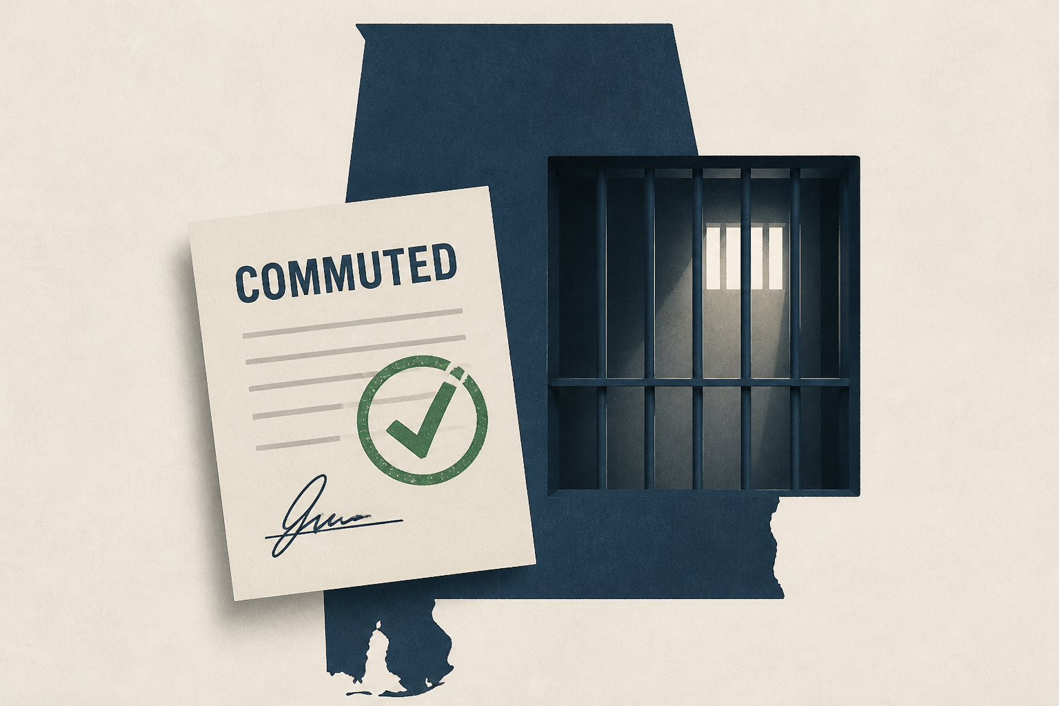 Alabama governor commutes sentence of prisoner on death row