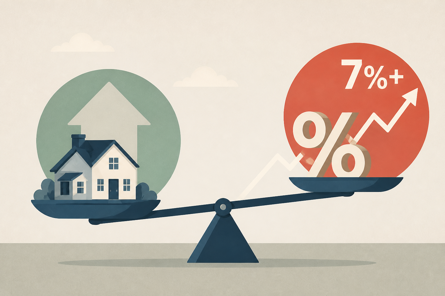 Homebuyers gain leverage as mortgage rates push above 7% this fall