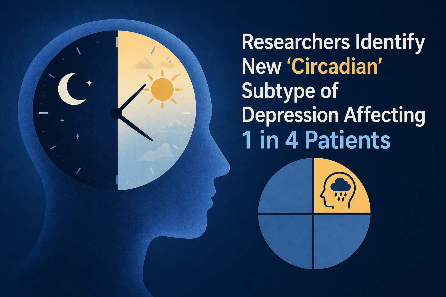 Researchers Identify New 'Circadian' Subtype of Depression Affecting 1 in 4 Patients