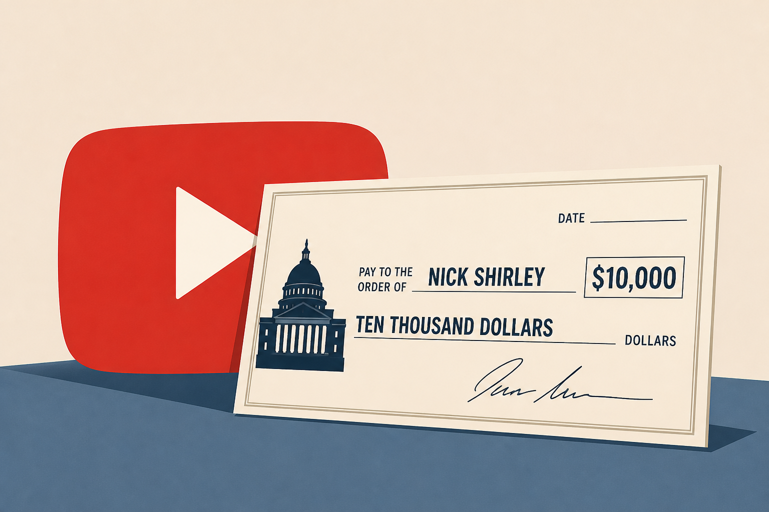 Trump presents $10,000 check to Nick Shirley, the YouTuber behind Minnesota day care fraud furor