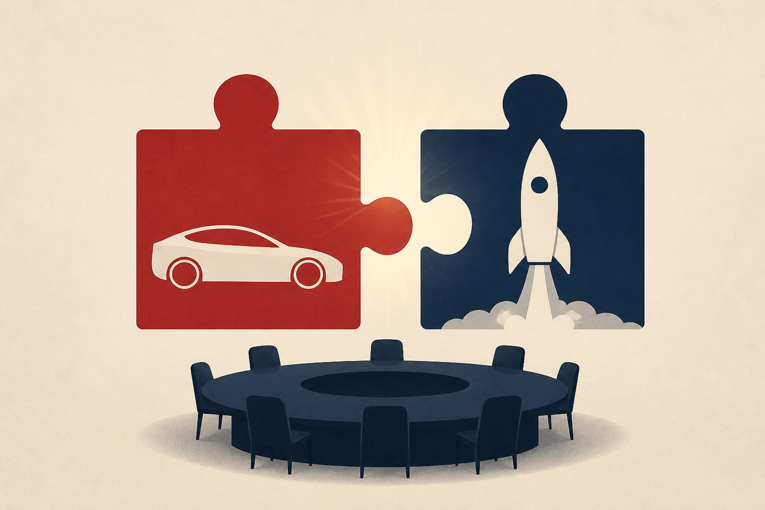 Musk says Tesla and SpaceX merger is a good idea as committees form