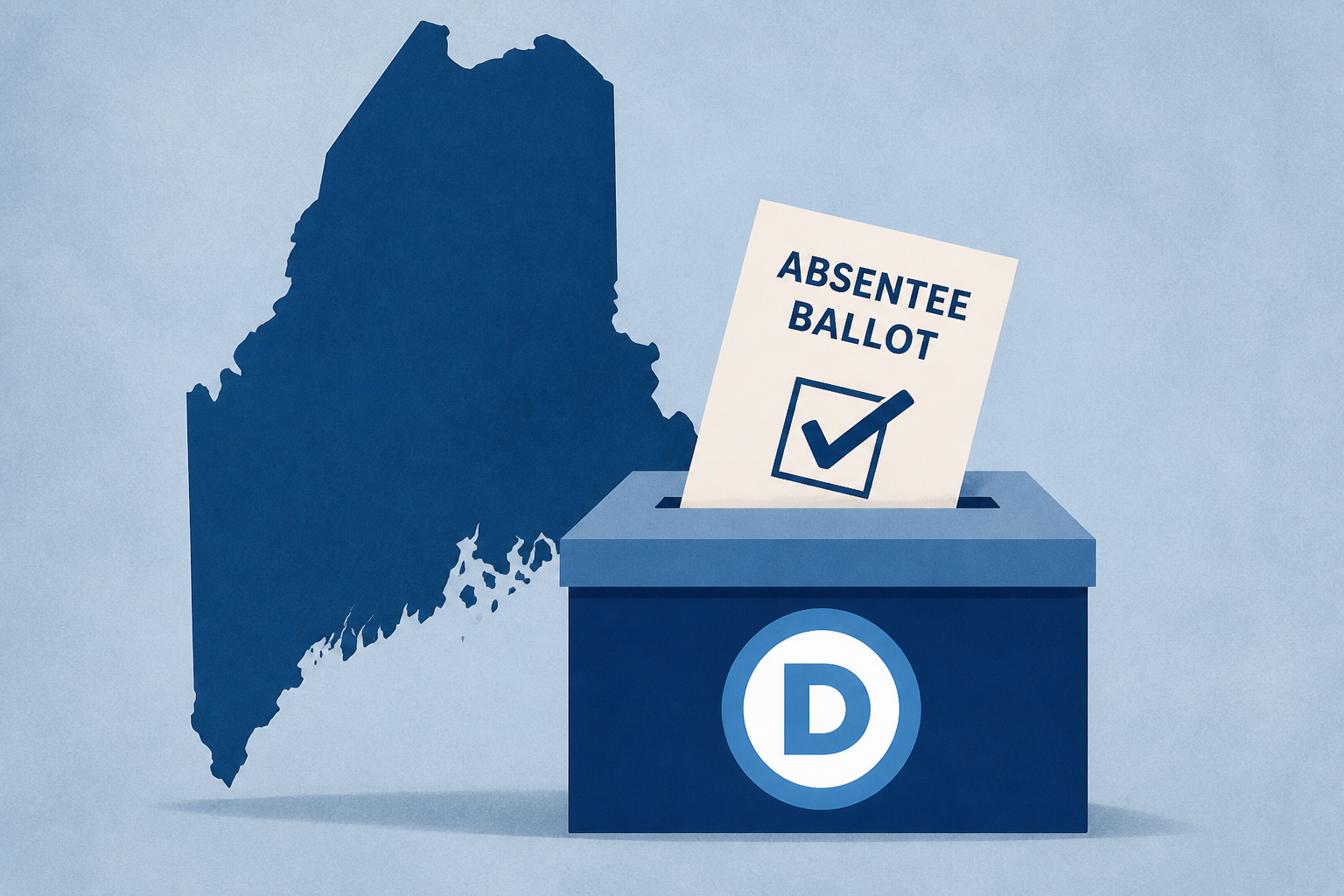 Democrats dominating Maine absentee voting so far