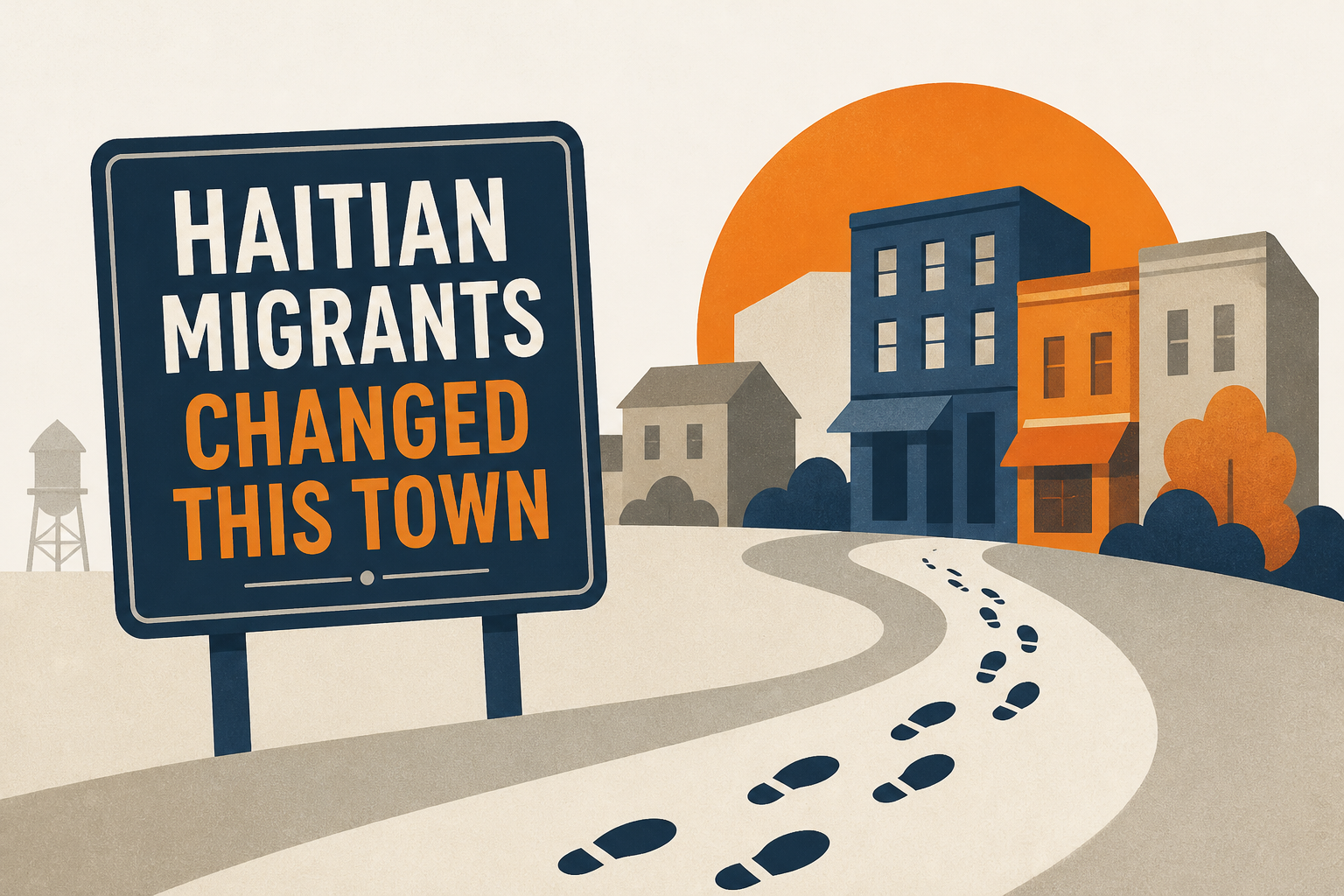 Haitian migrants changed this town