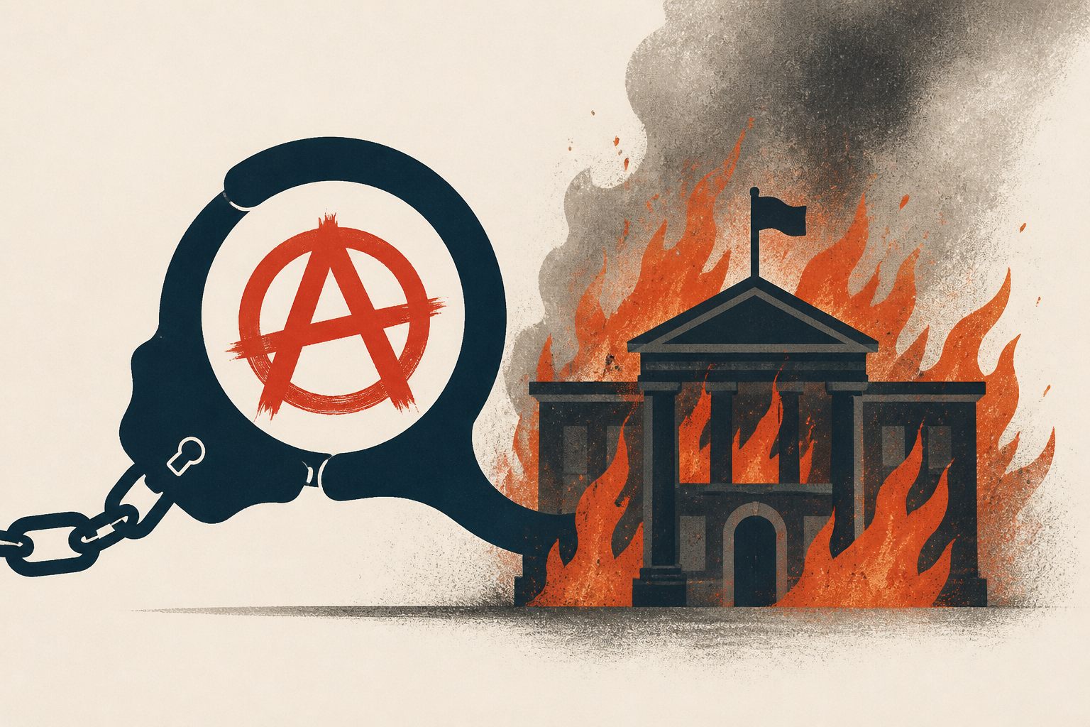 'Far-left activist' arrested in France after city hall set on fire amid ongoing protests