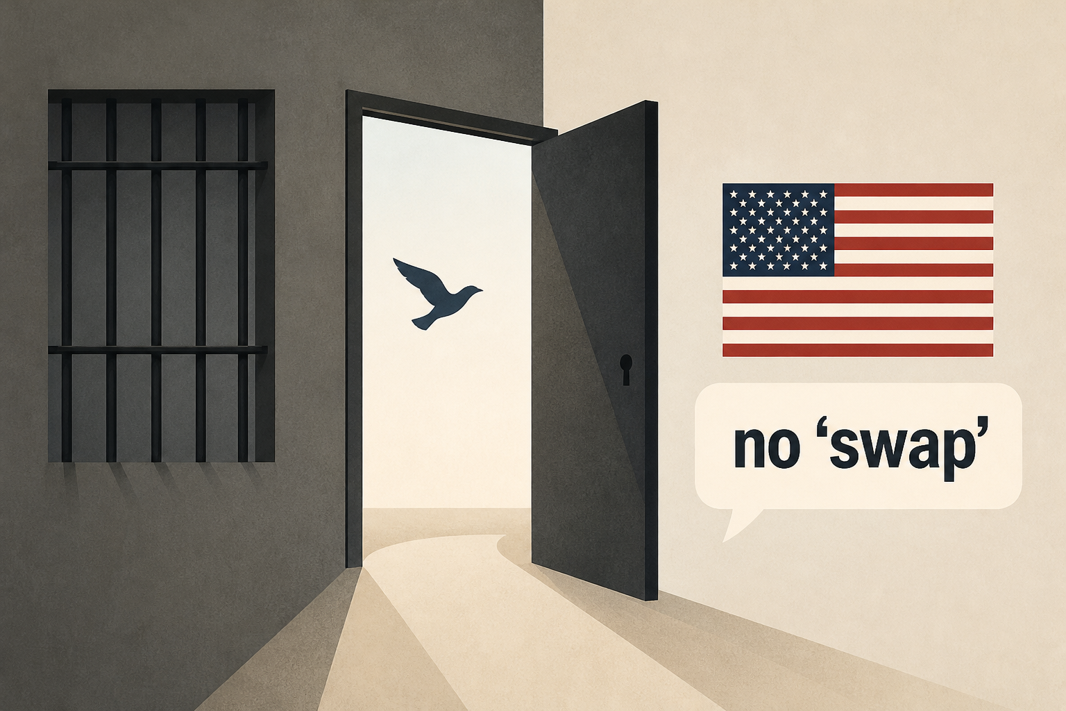 U.S. citizen Stephen Hubbard released by Russia after 4 years in jail, and Trump says "no 'swap'"