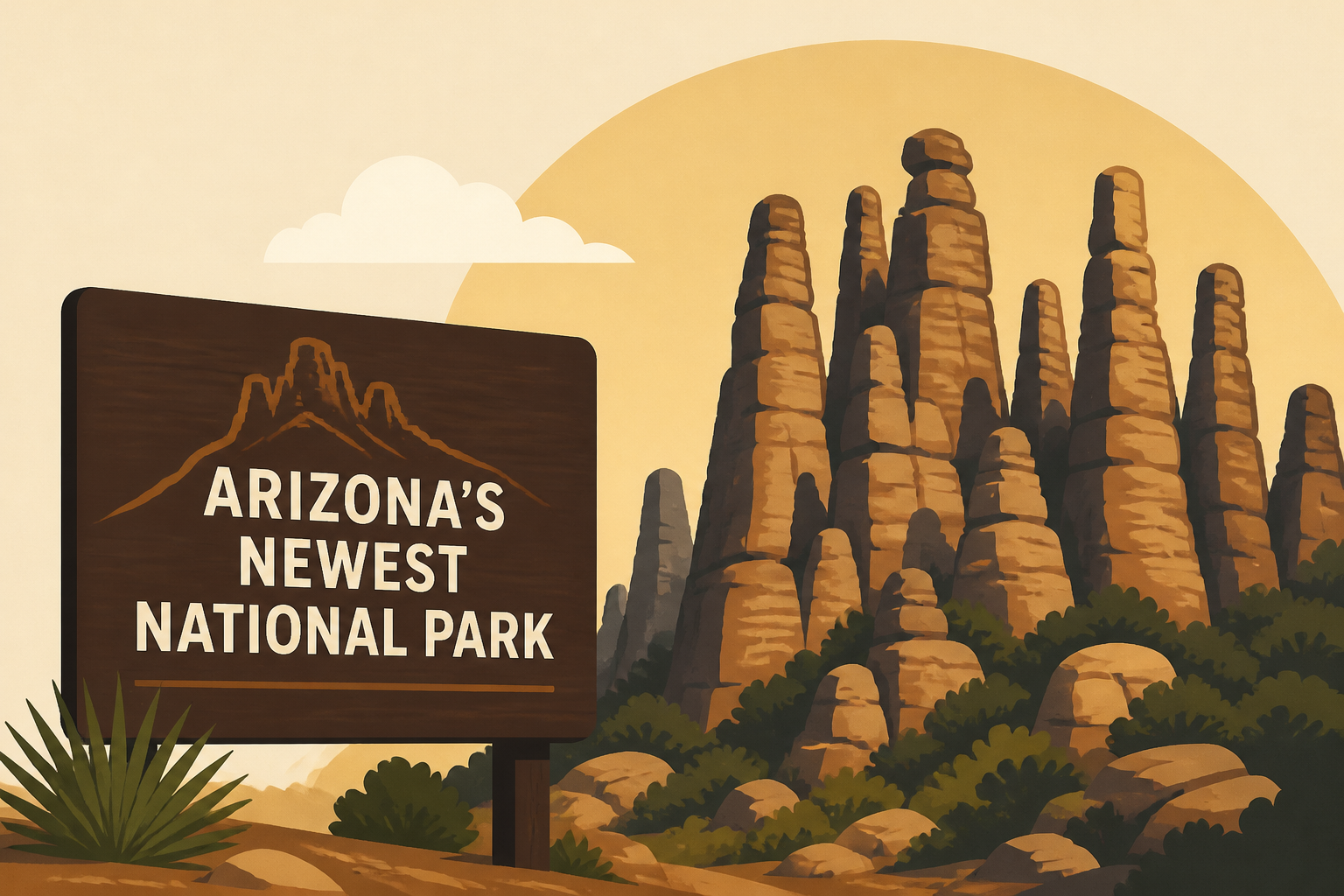 Chiricahua’s towering spires now stand as Arizona’s newest national park