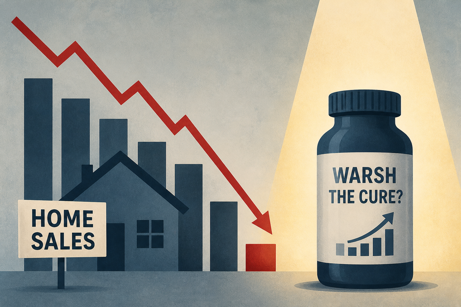 Home Sales Hit a Record Low, Warsh Might Have the Cure