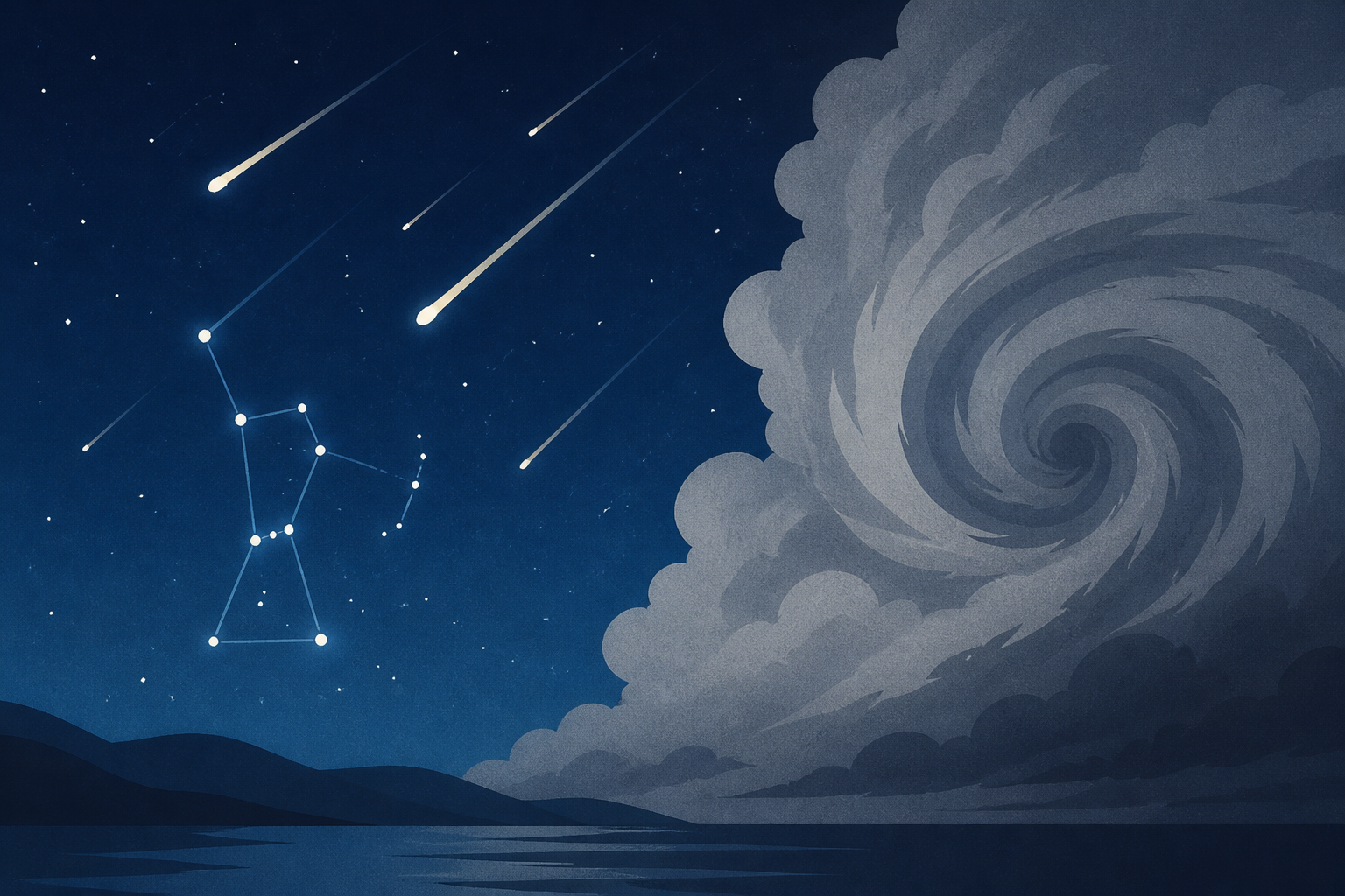 Orionid meteor shower peaks Wednesday night with a lurking noreaster