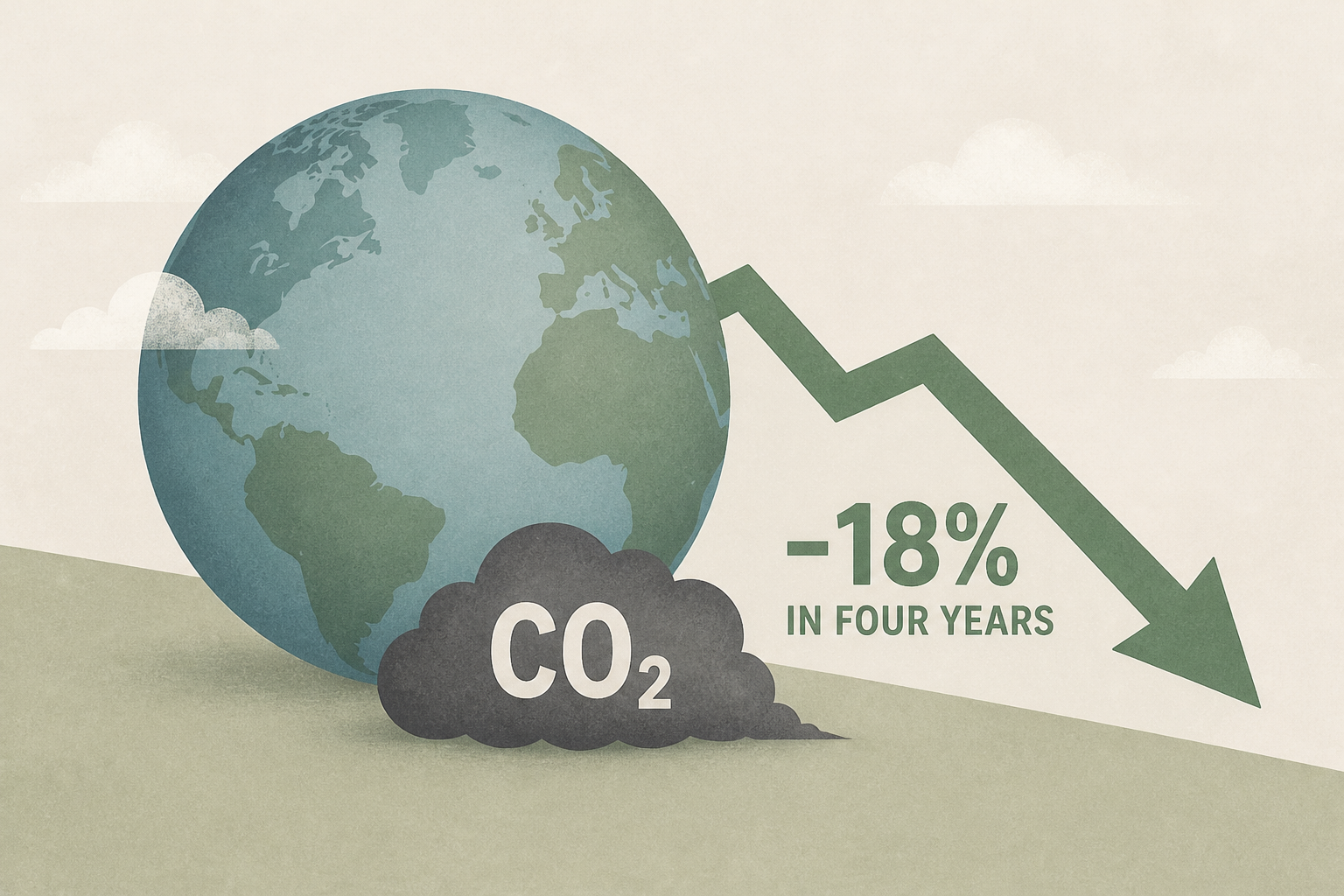 World must cut emissions by 18% in four years ‘to find our way back’, UN says