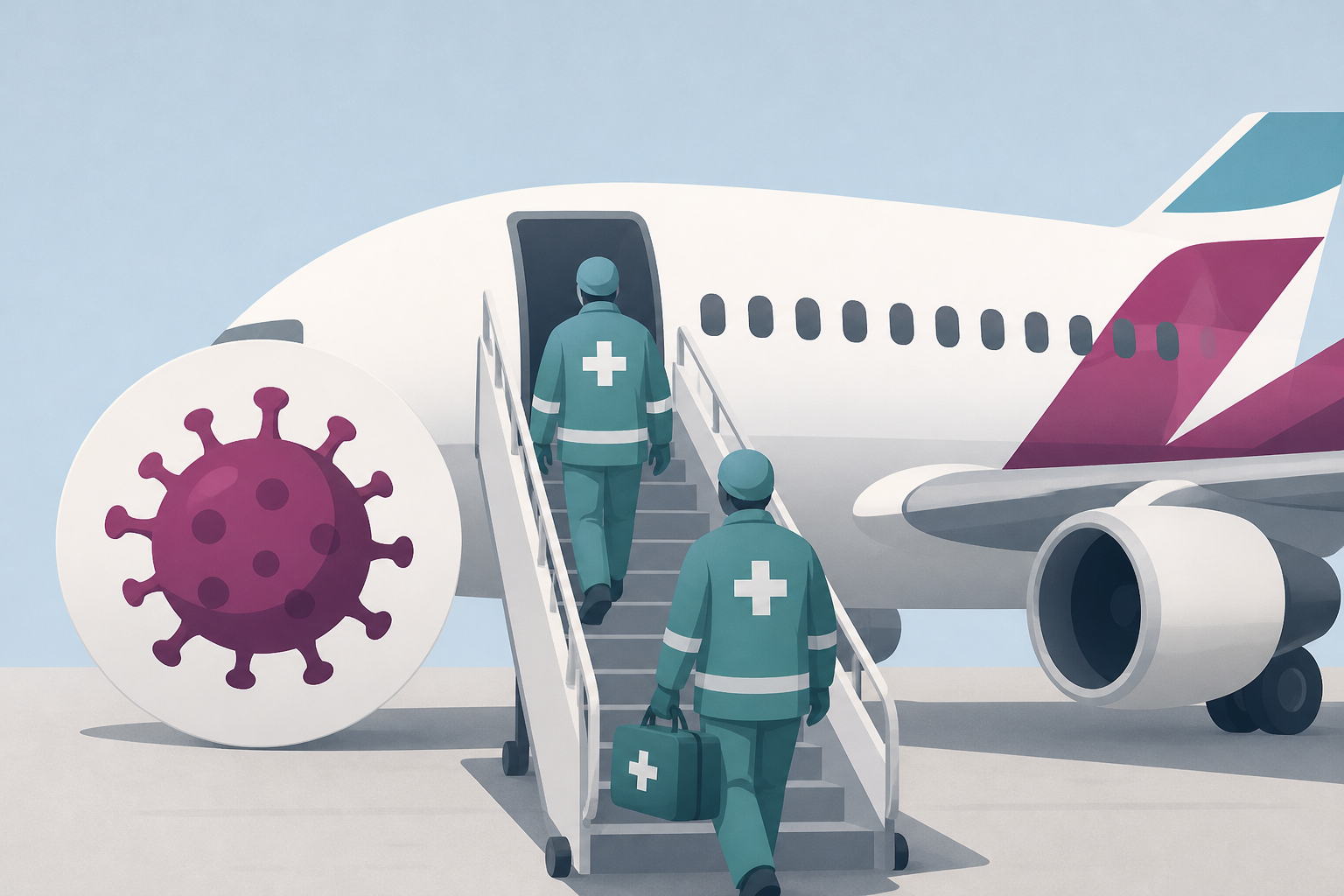 Medics board Eurowings plane after feared norovirus outbreak