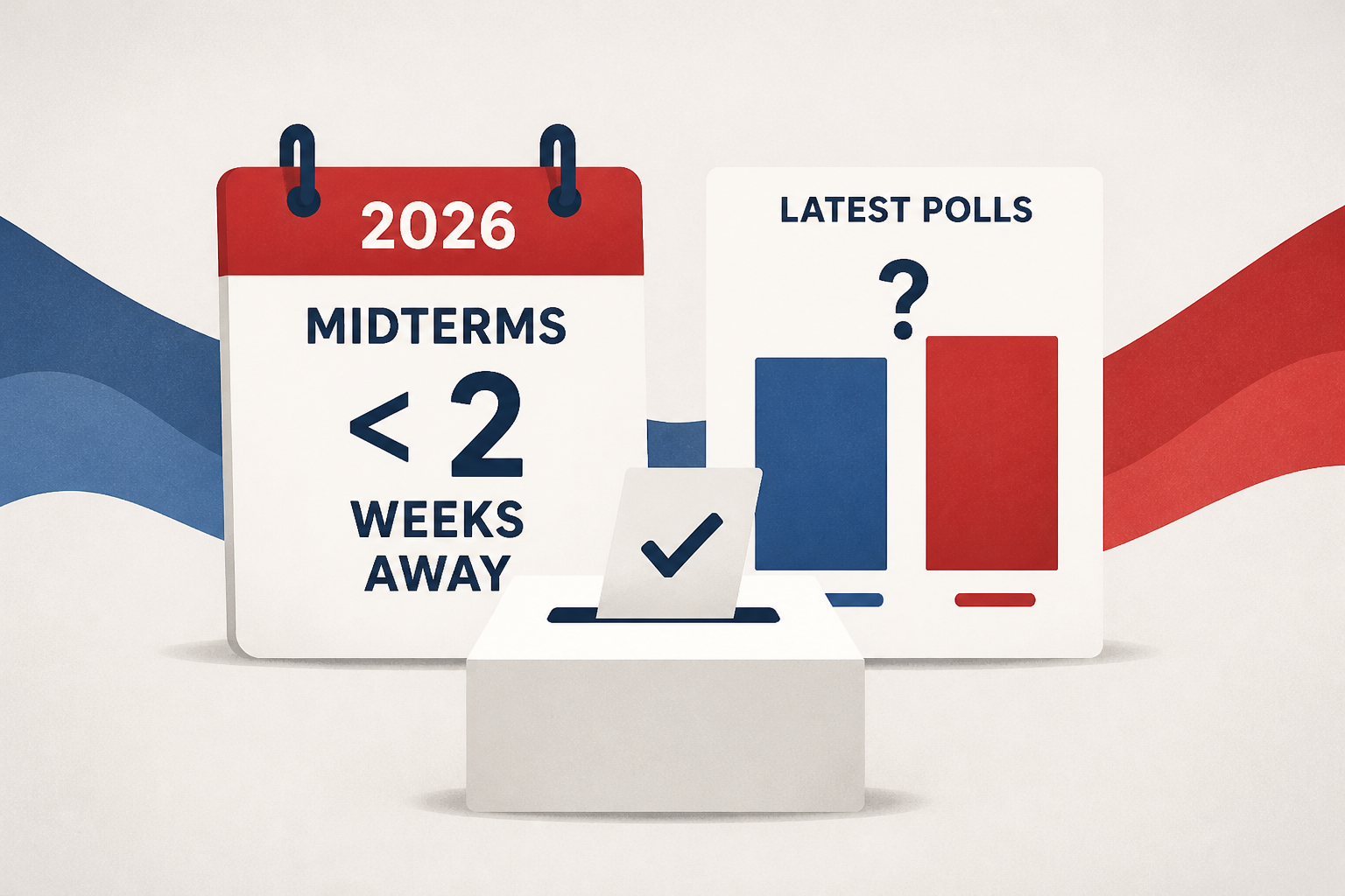 The 2026 midterms are less than 2 weeks away. Which party has a better chance of winning? Here's what the latest polls say.