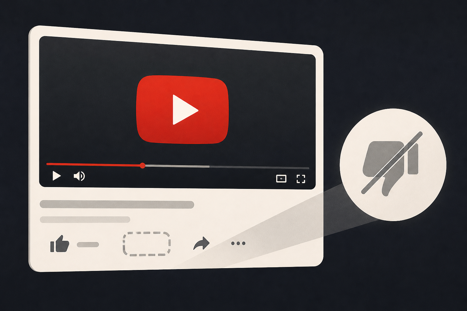 YouTube starts hiding the dislike button on normal videos
