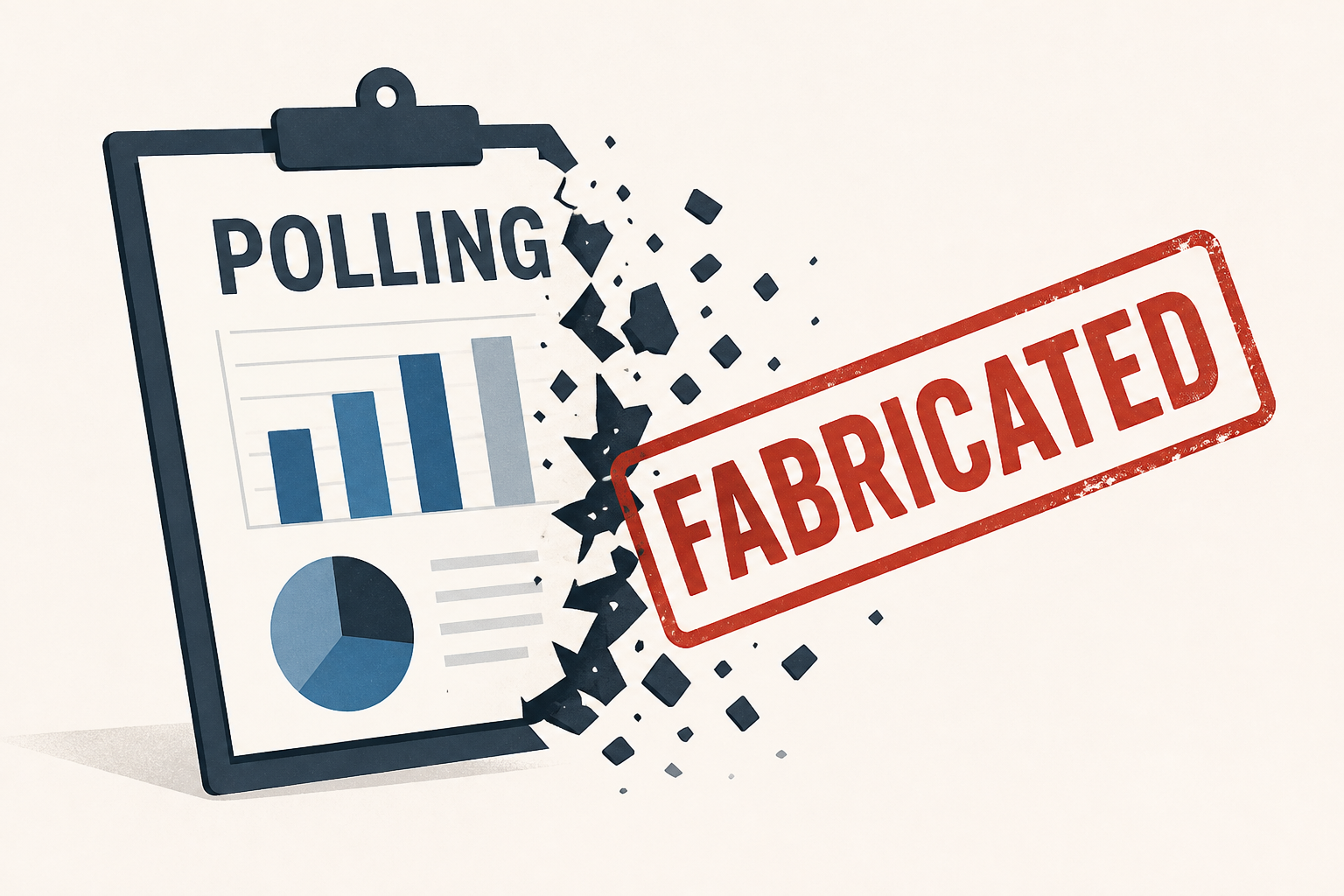 Wedgewood Polling admits fabricating data as Democrats erupt