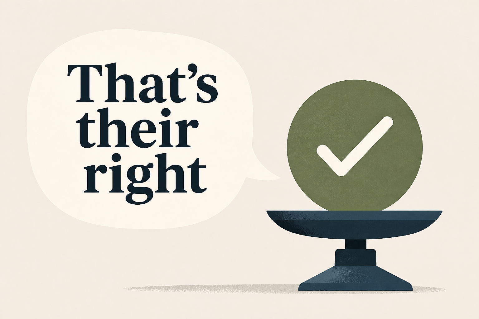 'That's their right'