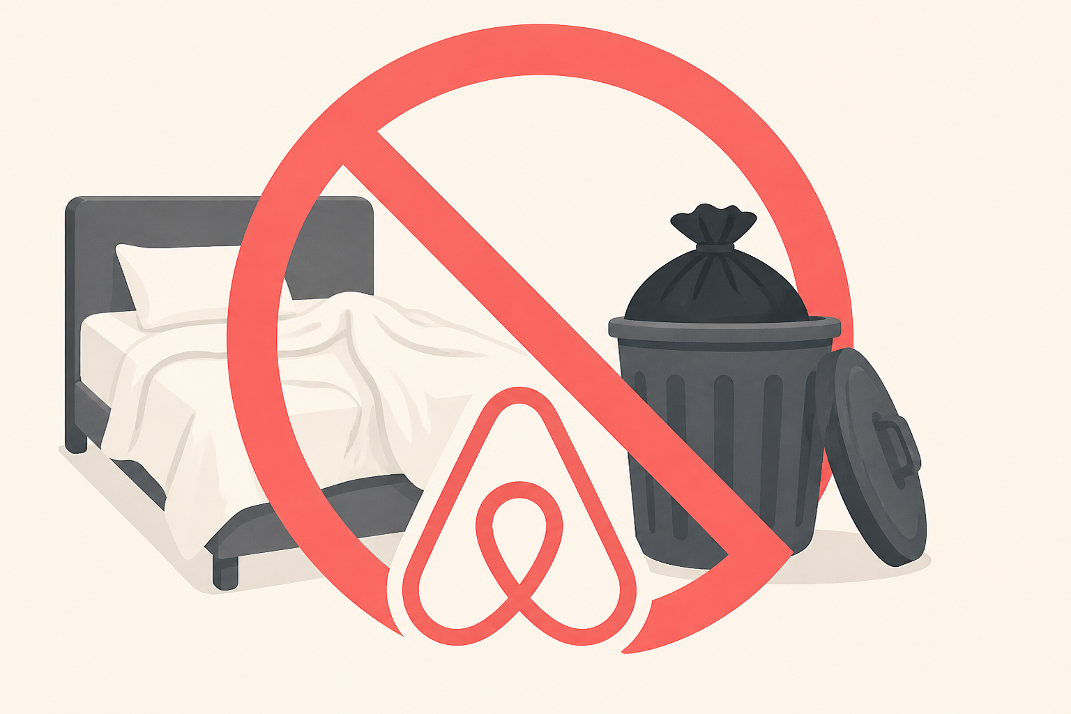 Airbnb bans check-out chores like stripping the bed or taking the bins out
