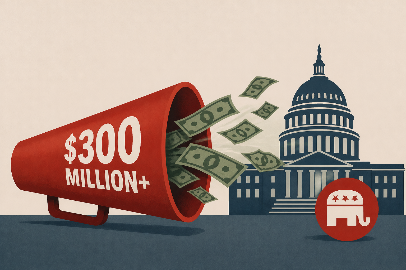 Trump PAC spending tops $300 million as GOP defends House seats