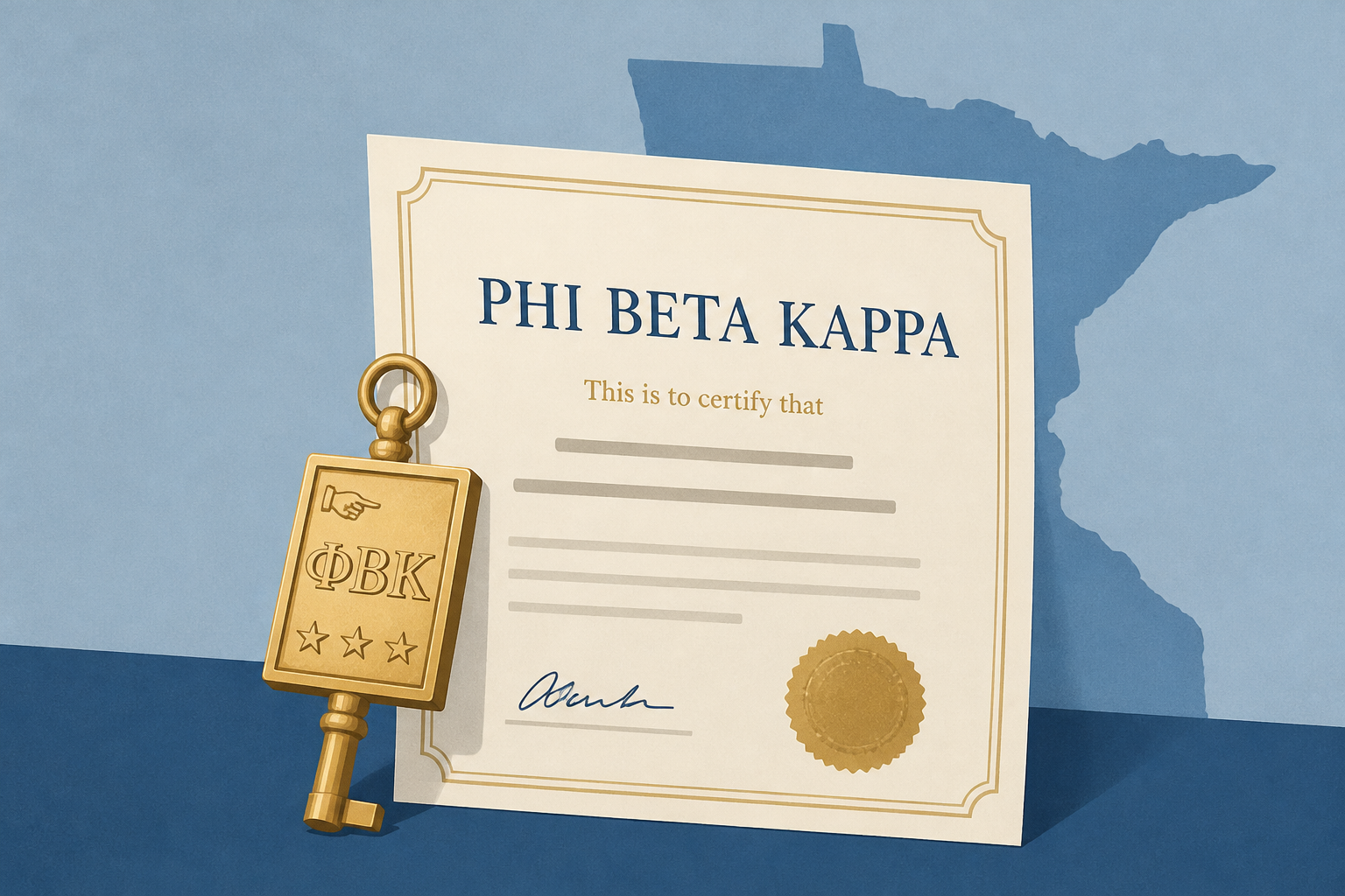 DFL Senate candidate Peggy Flanagan shows evidence of Phi Beta Kappa membership